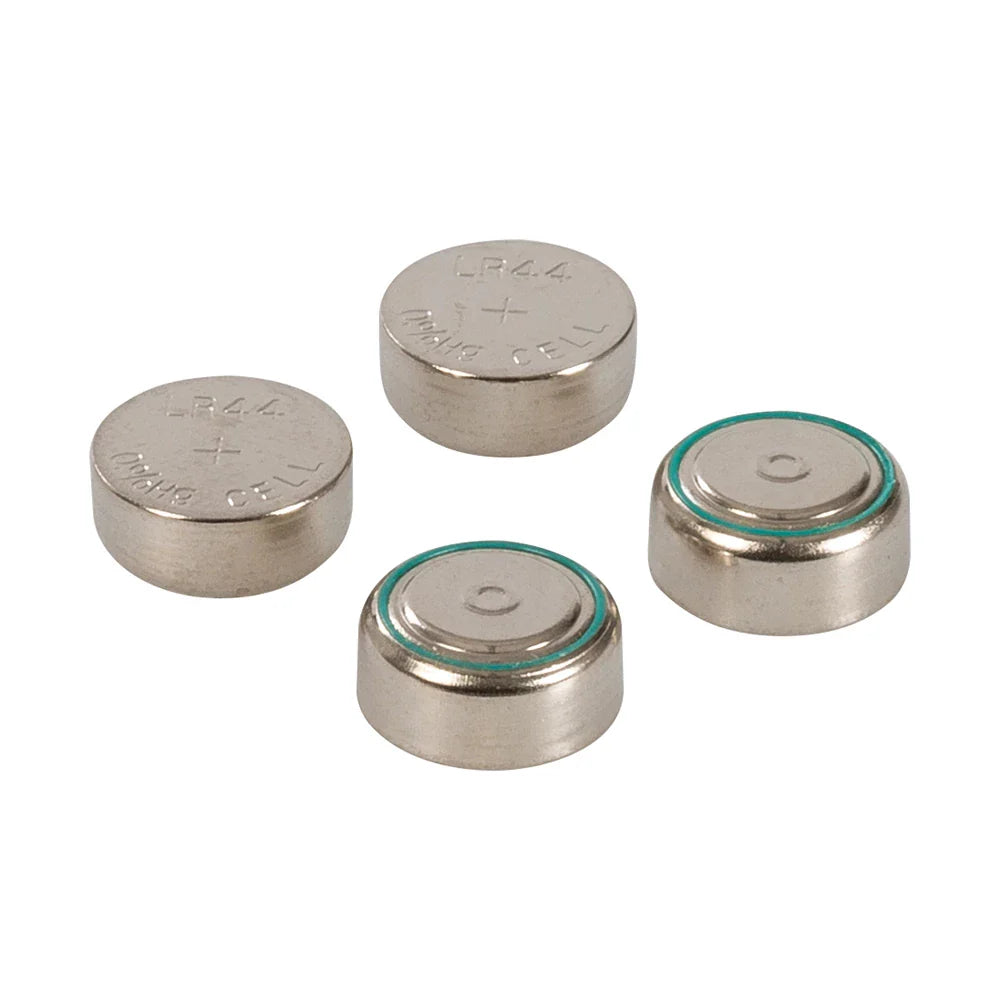 Powermaster LR44 Alkaline Button Cell Battery 4 Pack 1.5V for Cameras Toys
