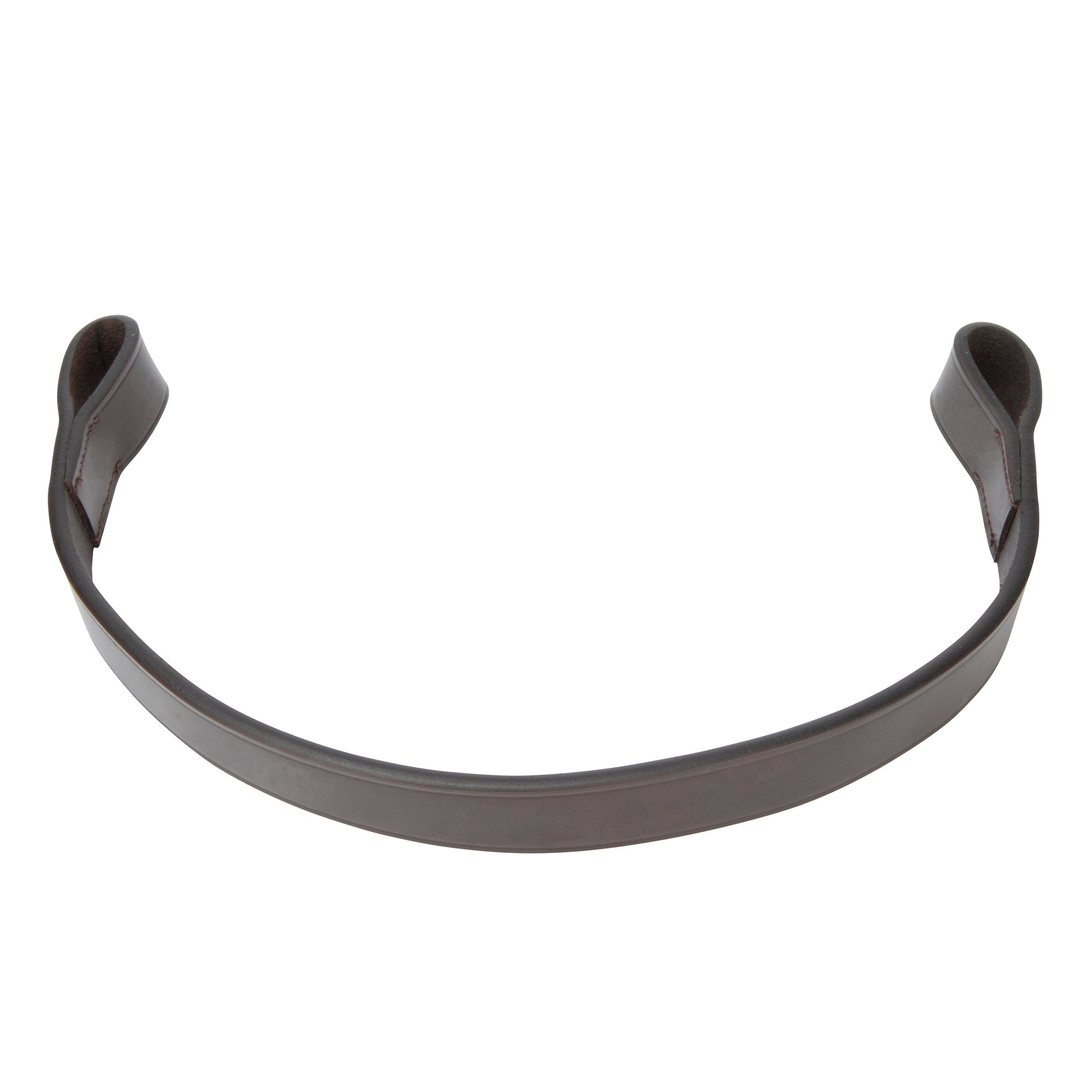 Shires Velociti Lusso Flat Browband #colour_havana