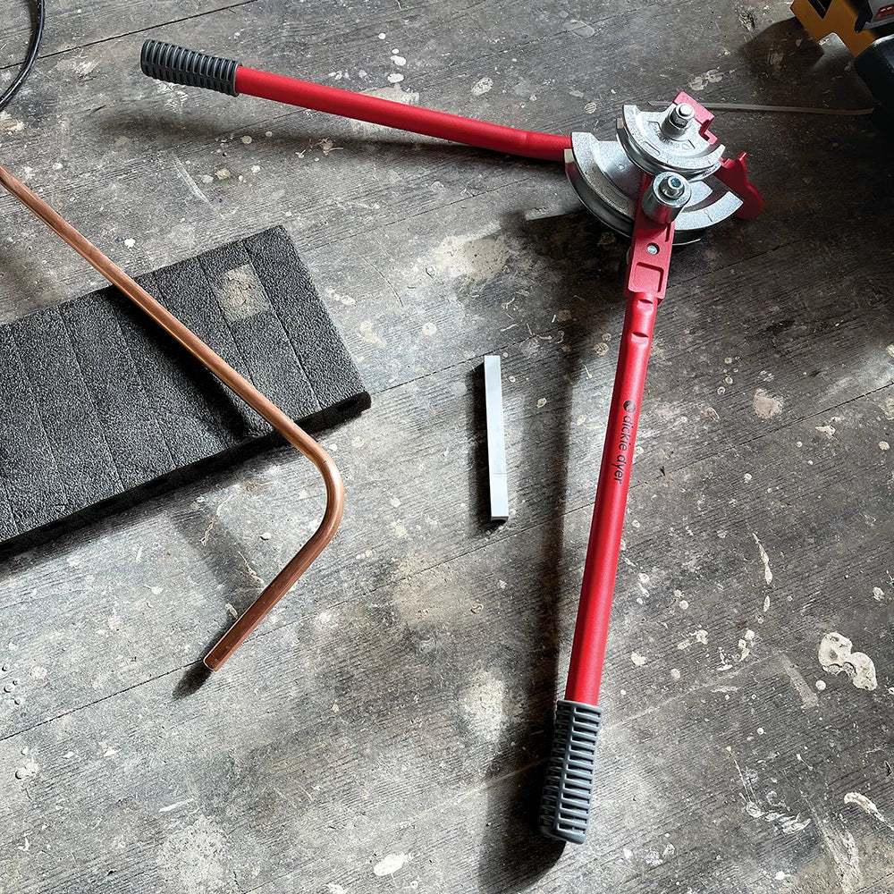 Dickie Dyer Heavy Duty Pipe Bender Kit 3pc with Aluminium Guides 15-22mm
