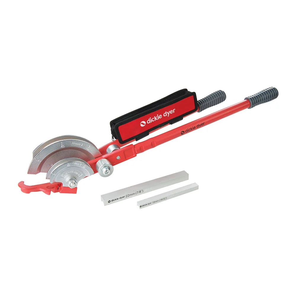 Dickie Dyer Heavy Duty Pipe Bender Kit 3pc with Aluminium Guides 15-22mm