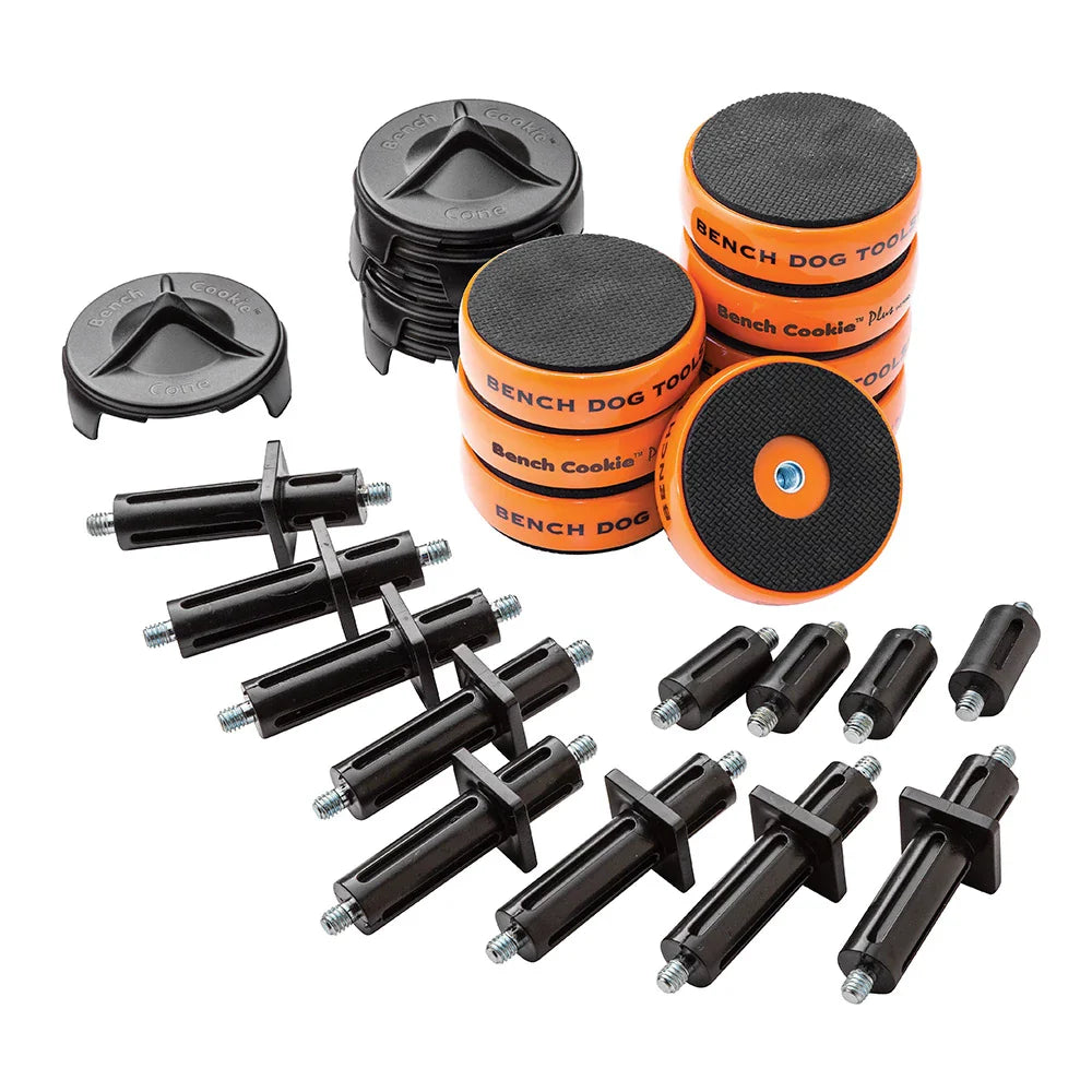 Bench Dog Bench Cookie Plus Master Kit 28pc - Work Grippers & Risers