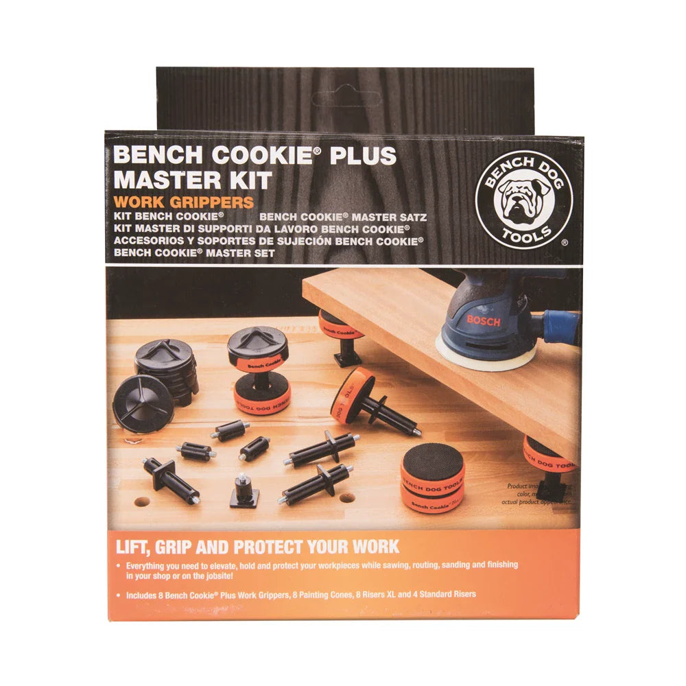 Bench Dog Bench Cookie Plus Master Kit 28pc - Work Grippers & Risers