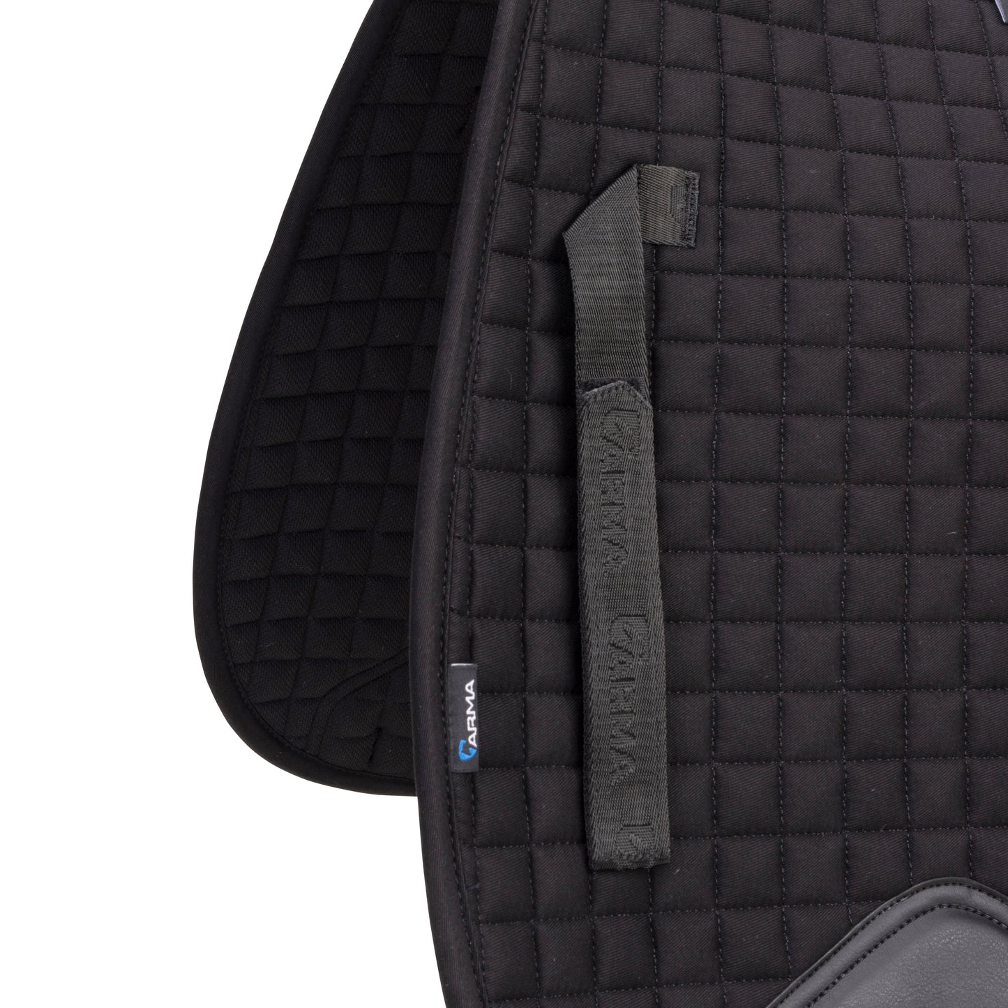Shires ARMA Deluxe Cotton Numnah #colour_black