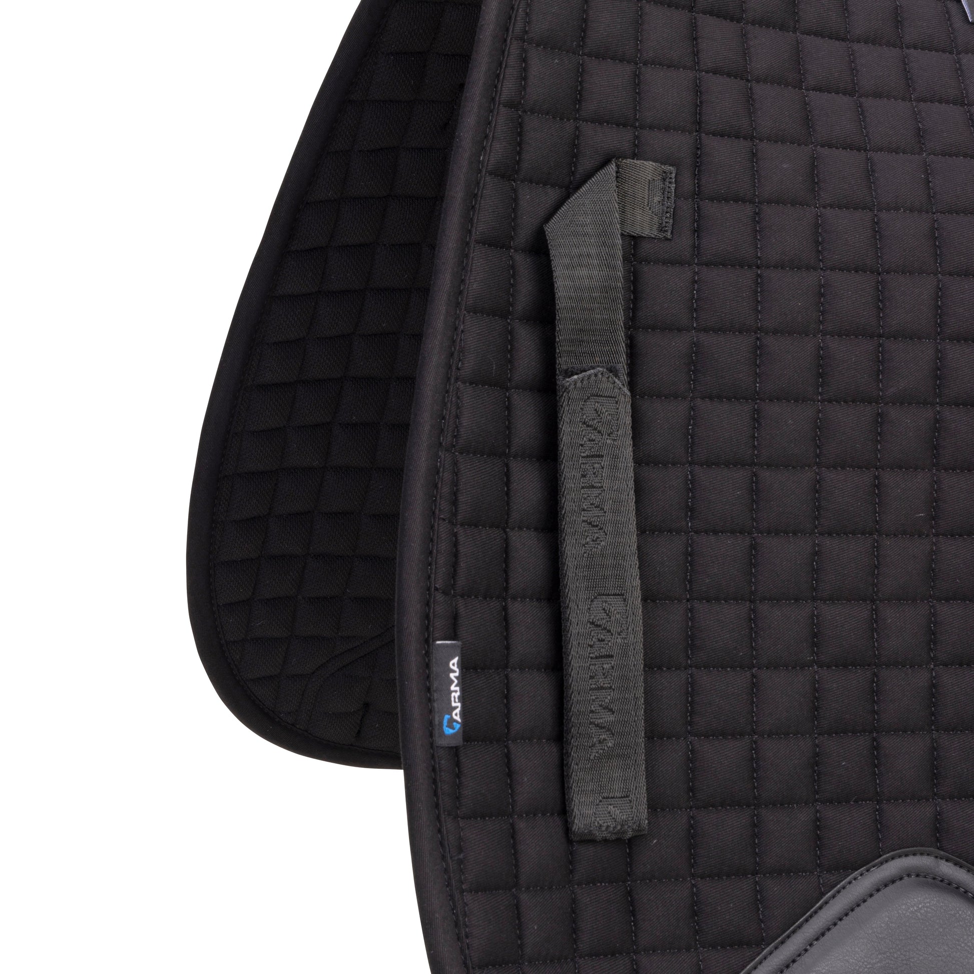 Shires ARMA Deluxe Cotton Numnah #colour_black