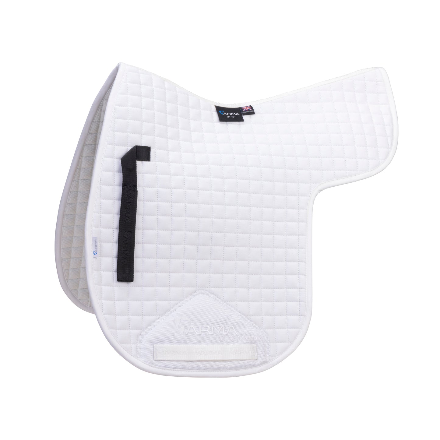 Shires ARMA Deluxe Cotton Numnah #colour_white