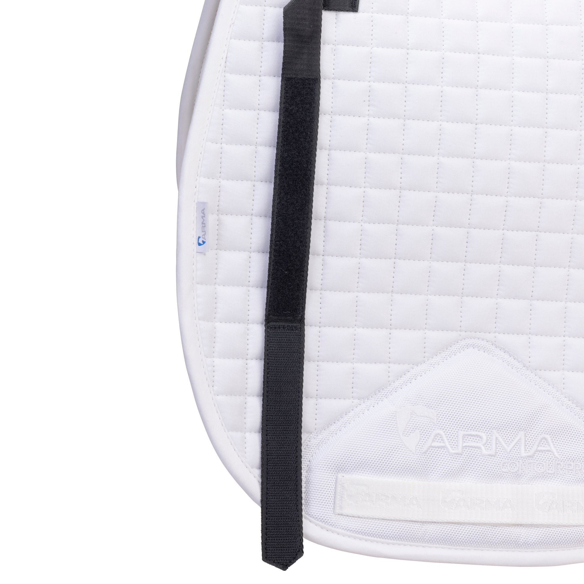 Shires ARMA Deluxe Cotton Numnah #colour_white