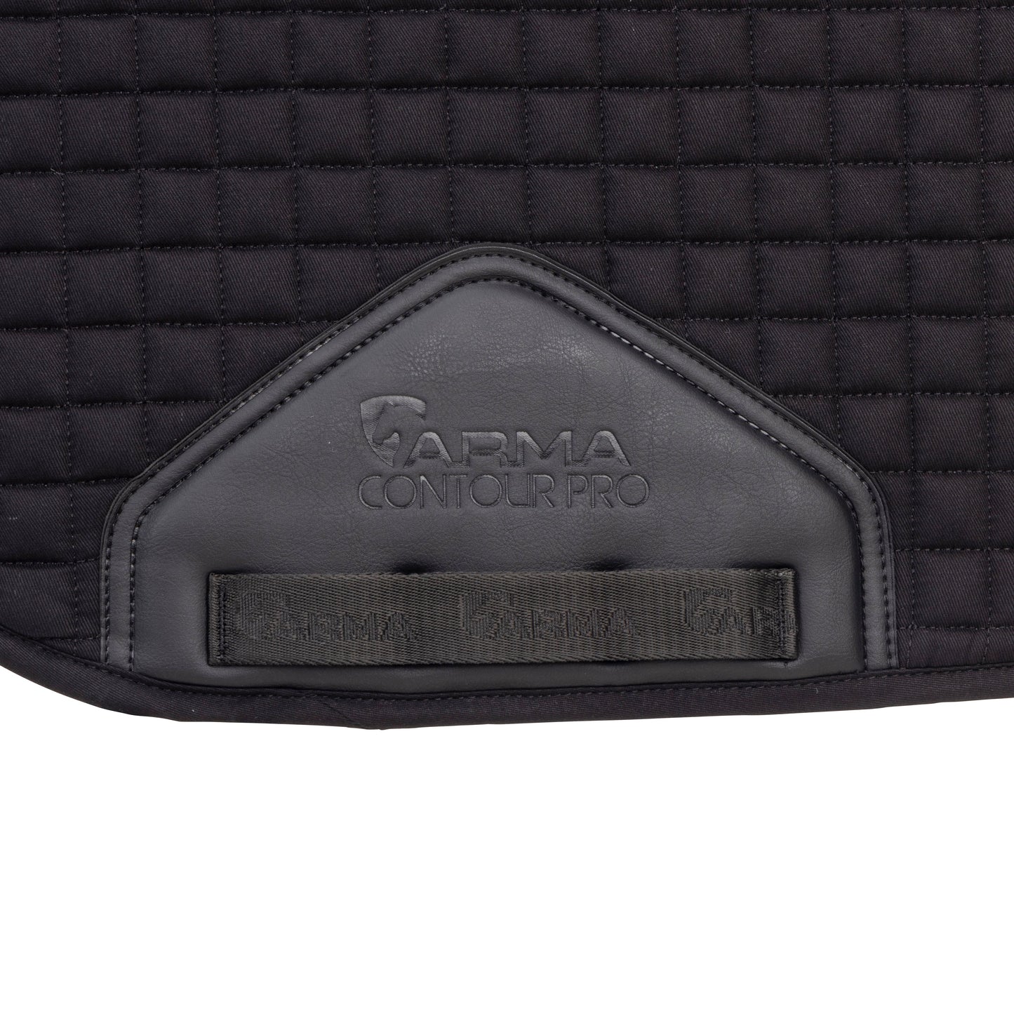 Shires ARMA Deluxe Cotton Saddlecloth #colour_black