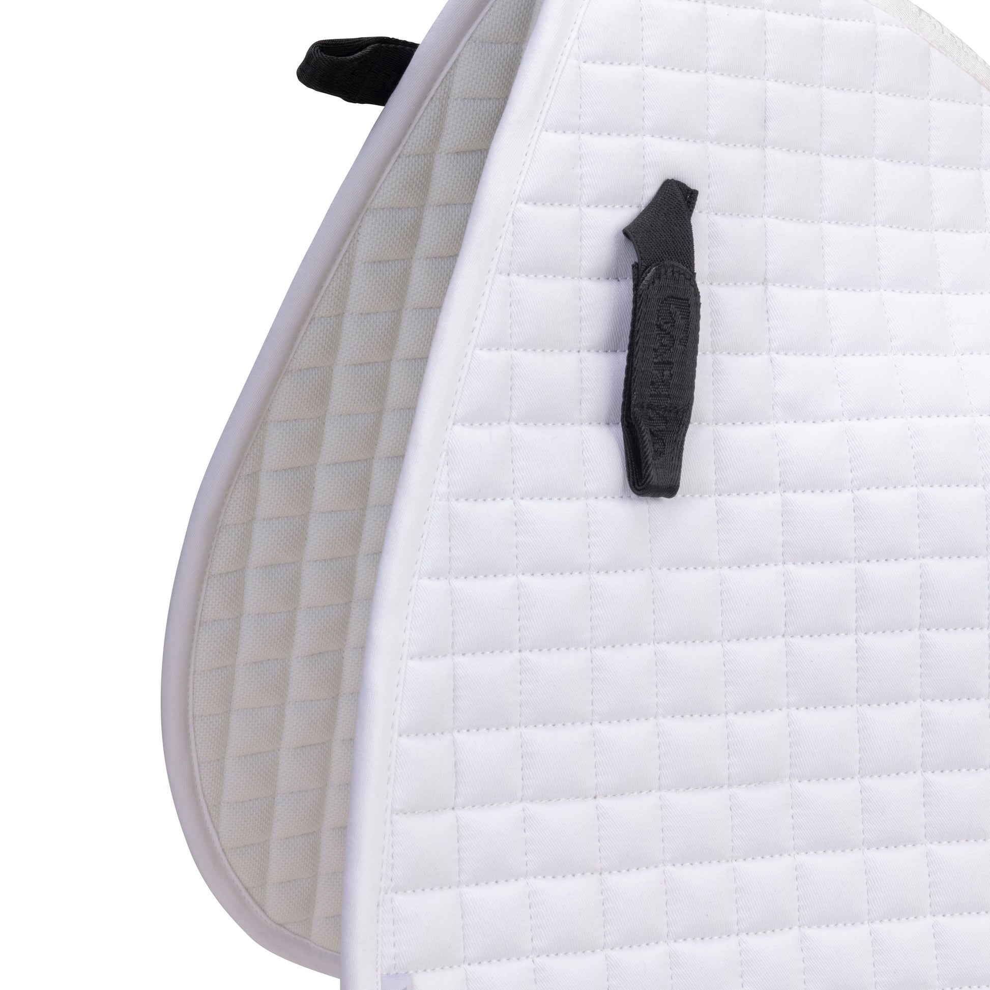 Shires ARMA Deluxe Cotton Saddlecloth #colour_white
