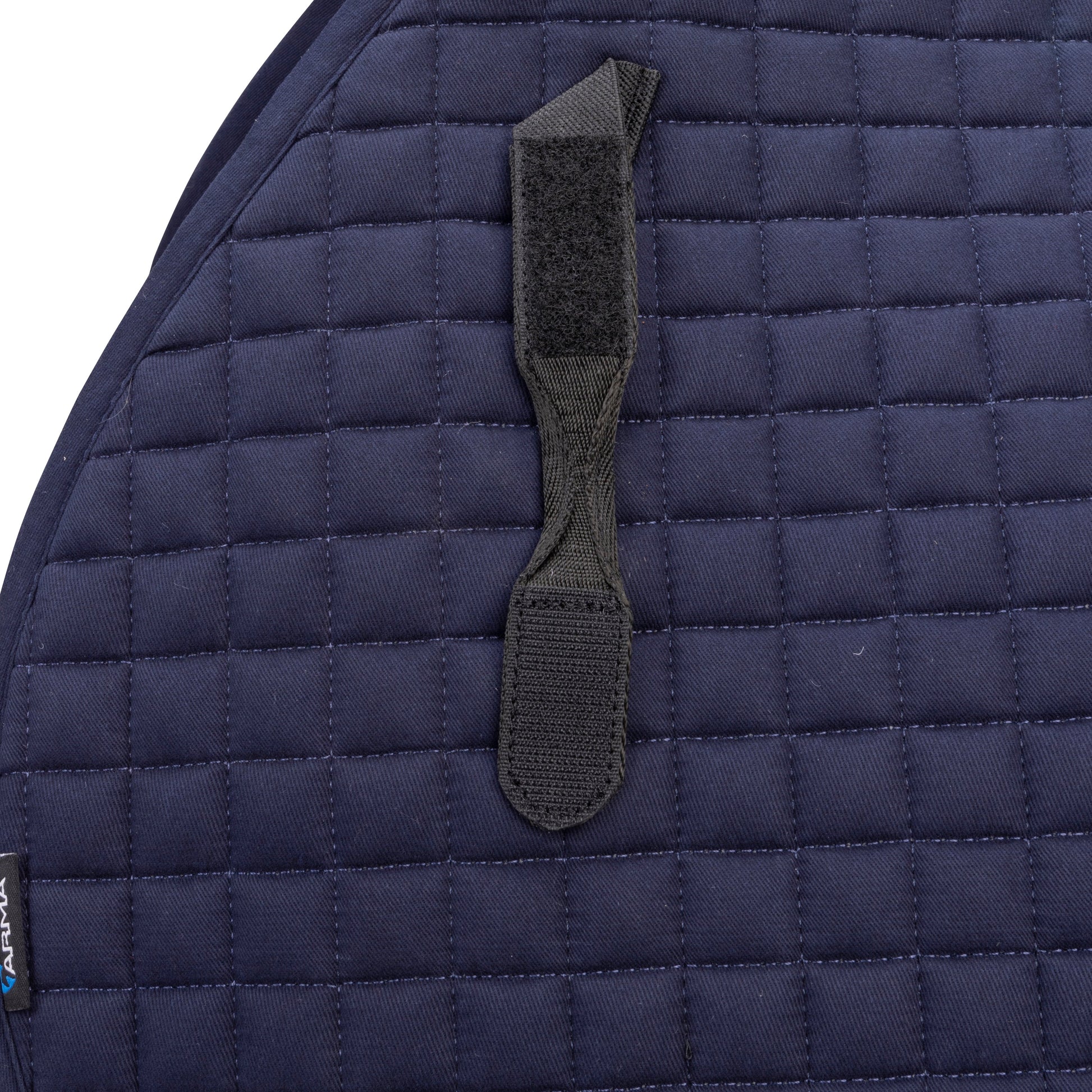 Shires ARMA Deluxe Cotton Jump Saddlecloth #colour_navy