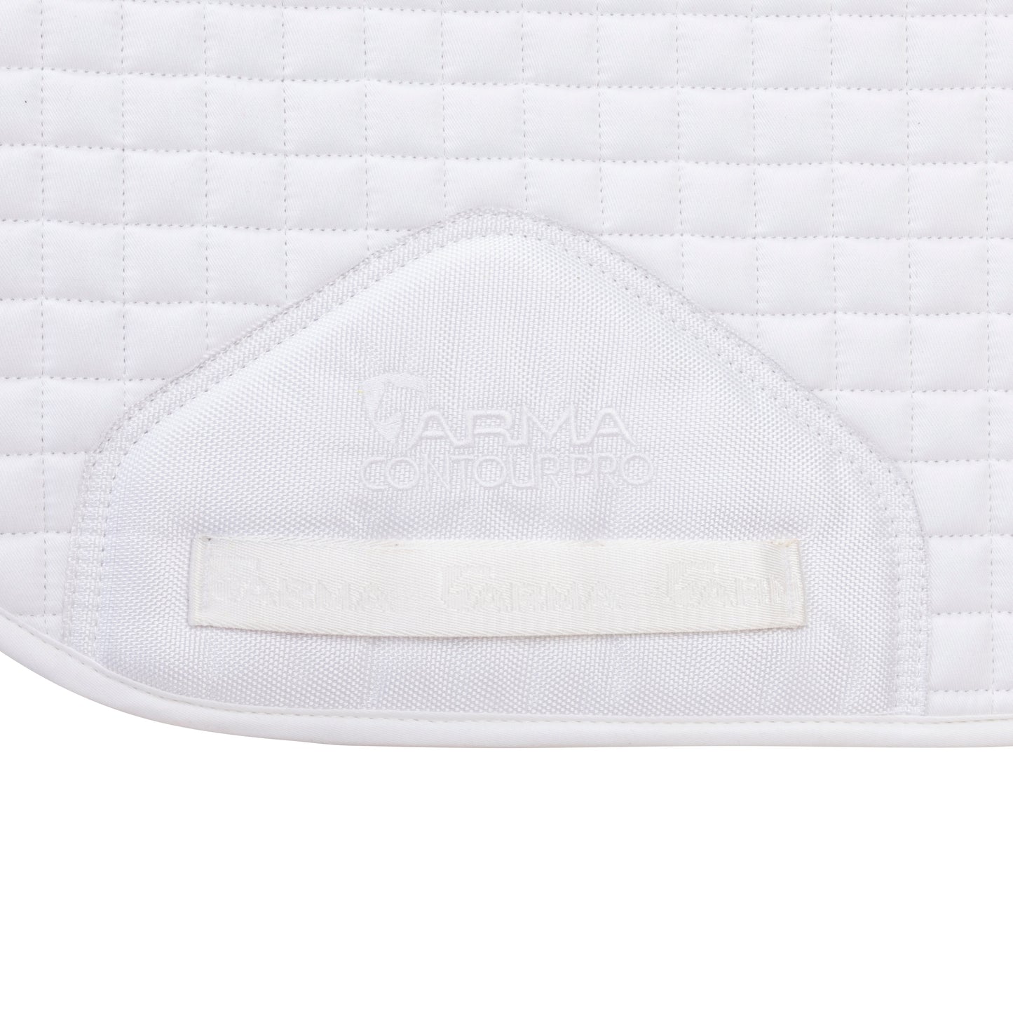 Shires ARMA Deluxe Cotton Dressage Saddlecloth #colour_white