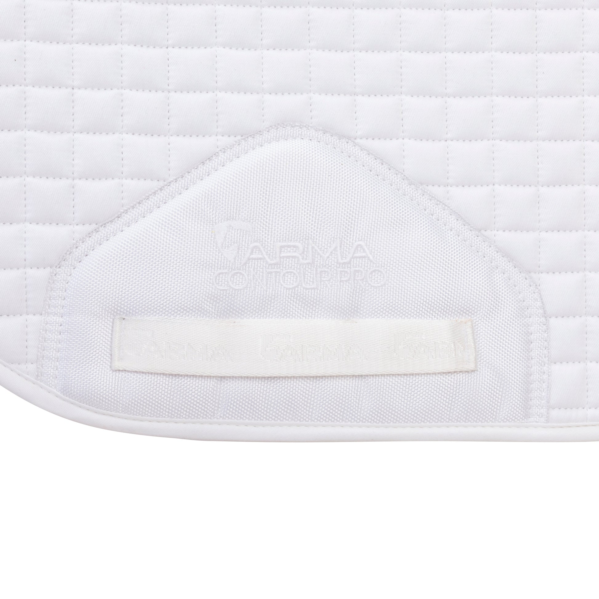 Shires ARMA Deluxe Cotton Dressage Saddlecloth #colour_white