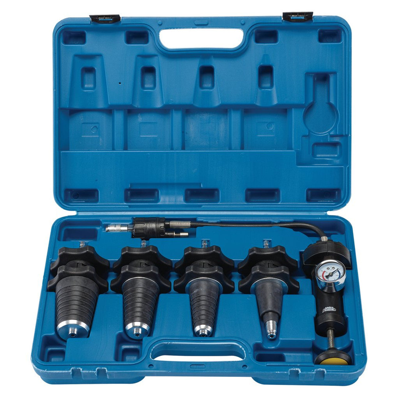 Draper Tools Expert Universal Cooling System Pressure Test Kit 5 Piece Set