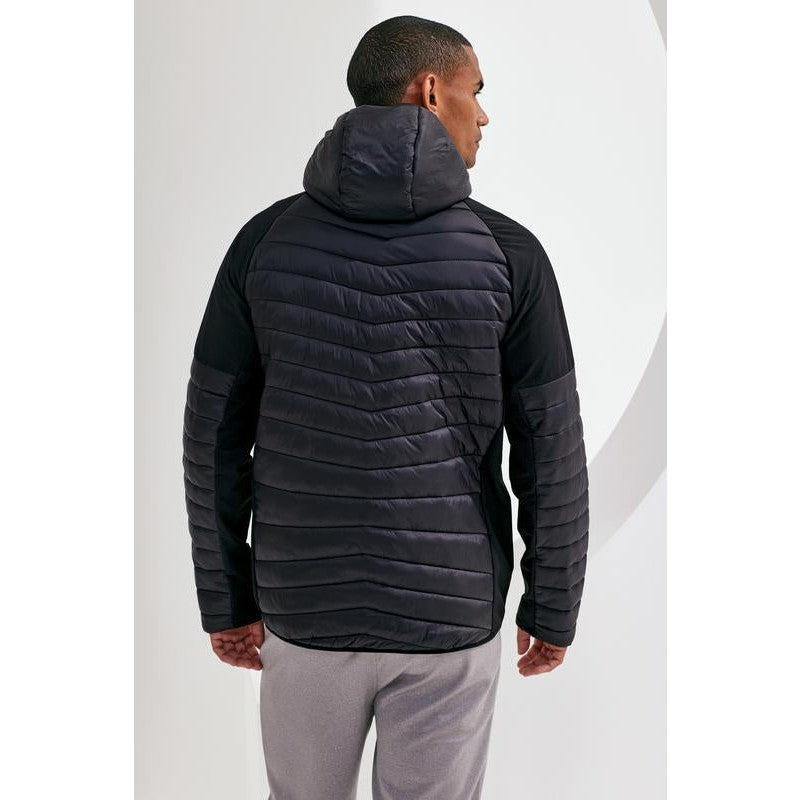 Men's TriDri Insulated Hybrid Jacket Lightweight Full Zip Hooded Outdoor Wear