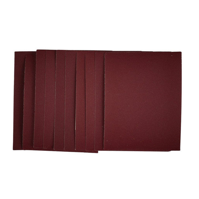 Draper Tools 1/4 Sanding Sheets 240 Grit 115x150mm Pack of 10 for Sanders