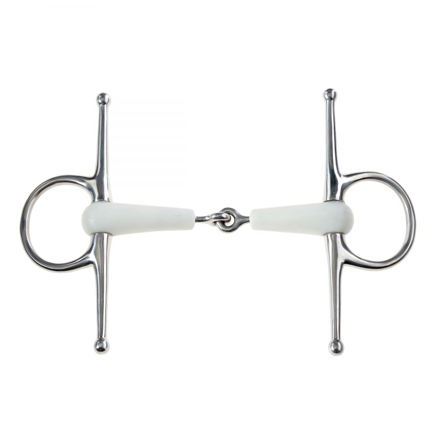Korsteel Horse Flexi Jointed Full Cheek Snaffle Bit For Sensitive Horses