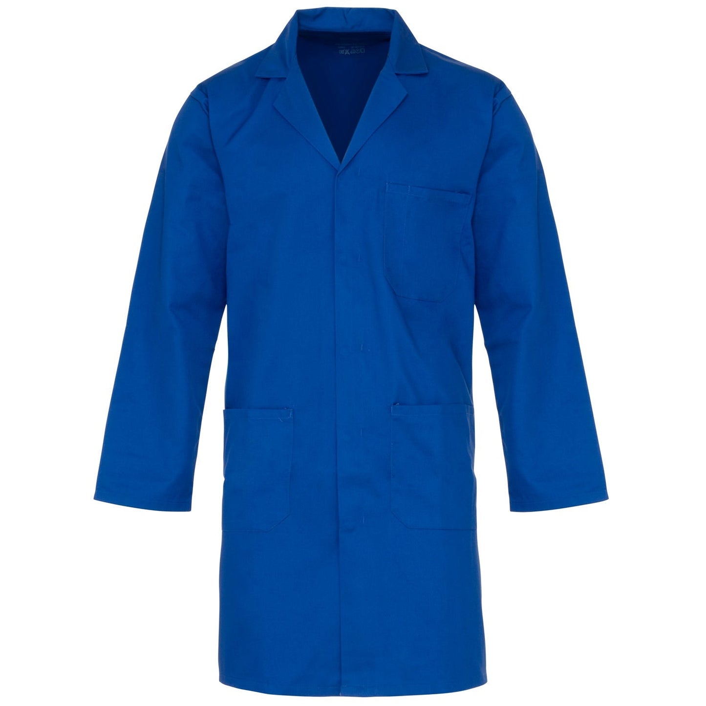 Supertouch Polycotton Lab Coat with Pockets - Blue, Navy, White Options