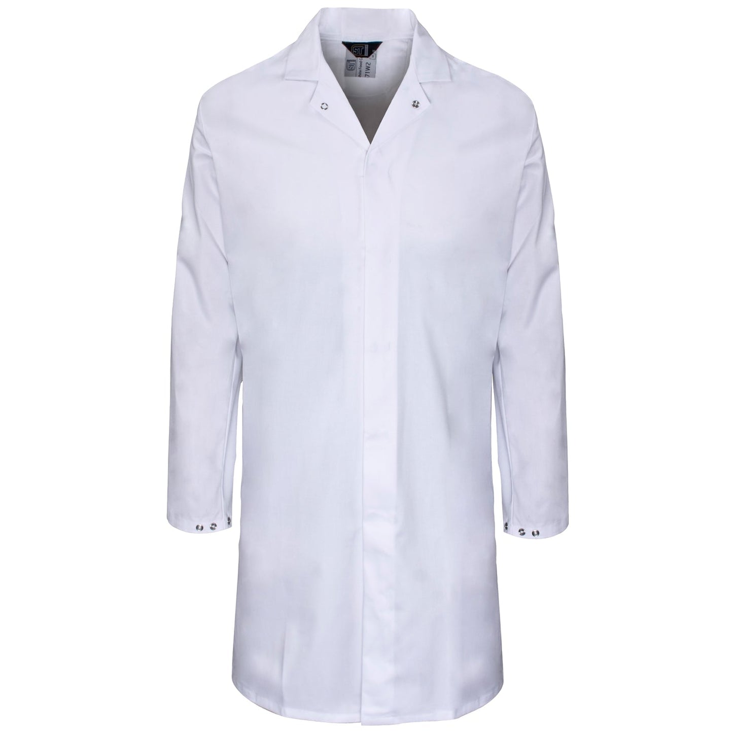 Supertouch Polycotton Food Coat with Concealed Pocket - Lab & Food Industry Use