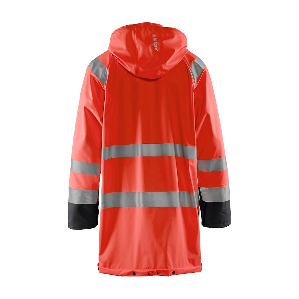 Blaklader Hi-Vis Rain Jacket Level 1 4324 Waterproof Breathable Safety Gear