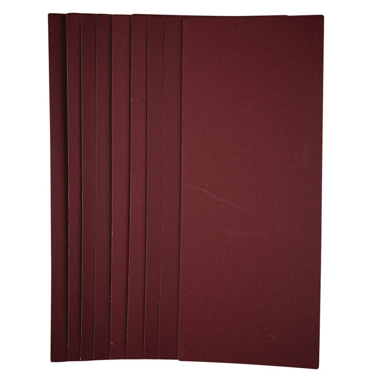 Draper Tools 1/2 Sanding Sheets 240 Grit 115x280mm Pack of 10 for Sanders