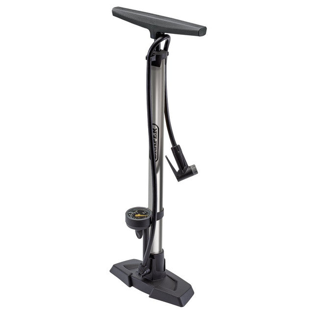 Draper Tools Dual Connector Bicycle Track Pump 160psi for Schrader Presta Valves
