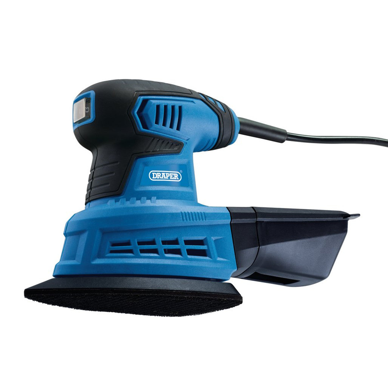 Draper Tools 230V Tri-Base Detail Sander 200W with Dust Collection & Sheets