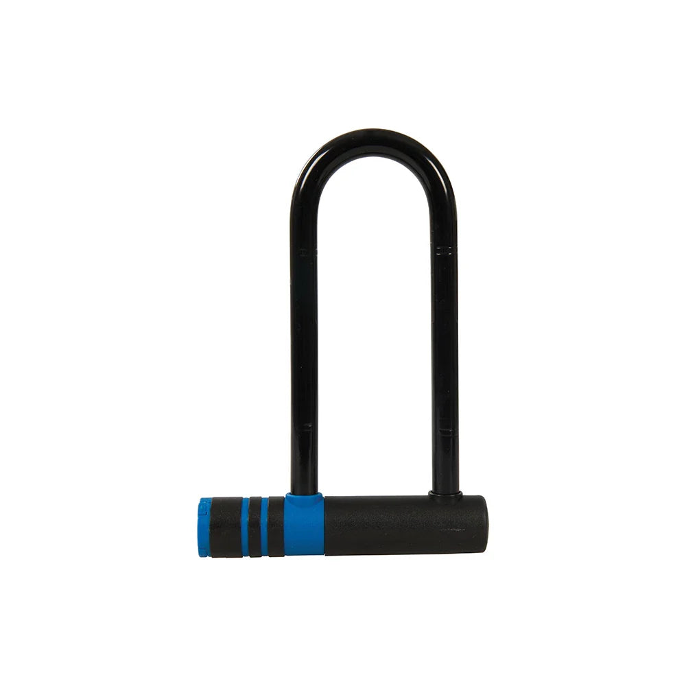 Silverline U-Lock Bicycle Lock Steel with Key & Frame Bracket Splashproof Cover