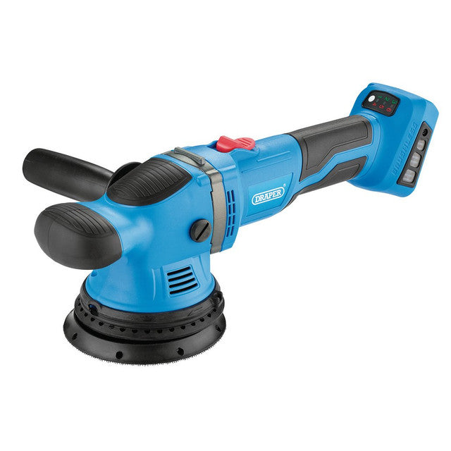 Draper D20 20V Brushless Random Orbit Polisher 125mm Cordless Tool Bare