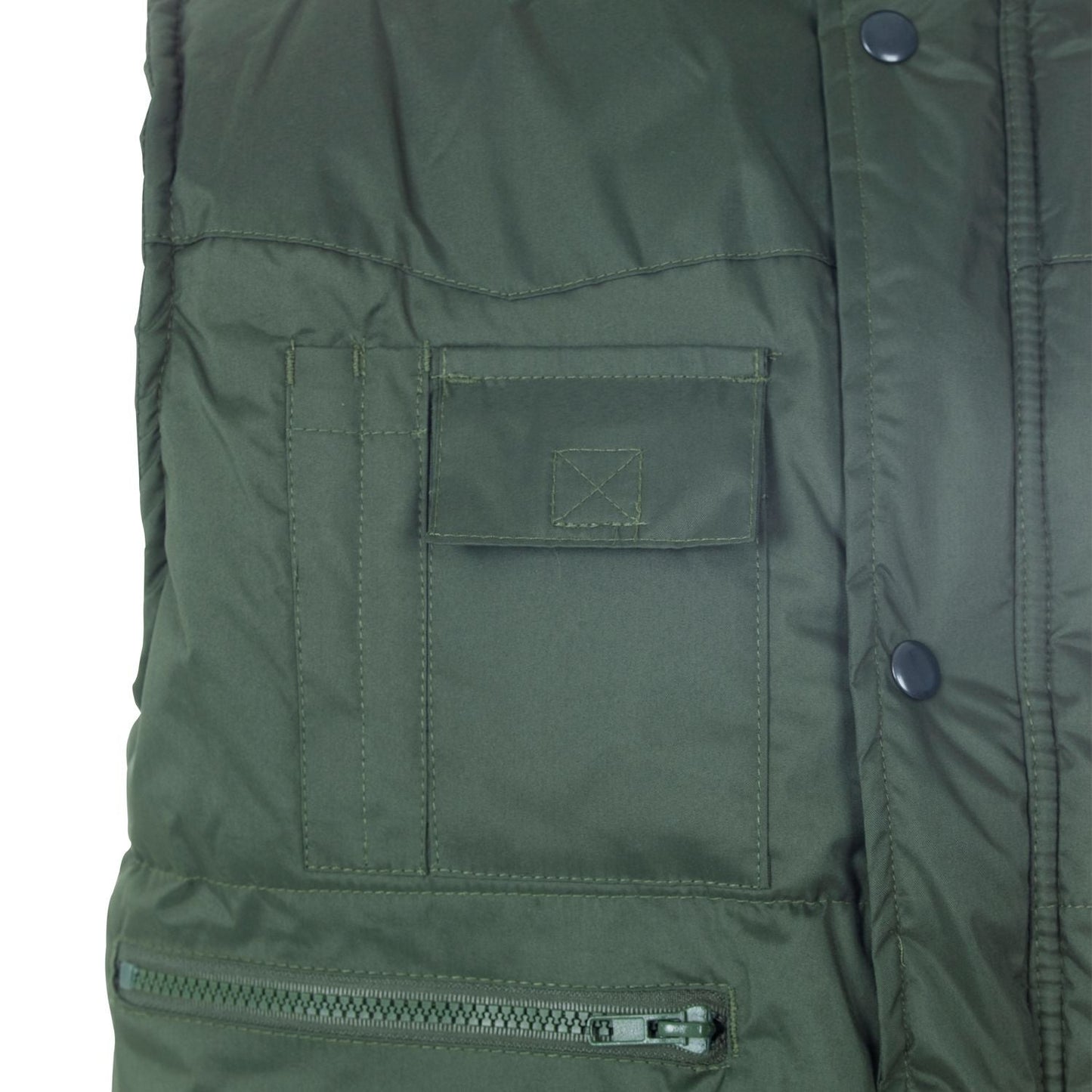 Supertouch Multi Pocket Bodywarmer with Polyester Padding and Elasticated Hem