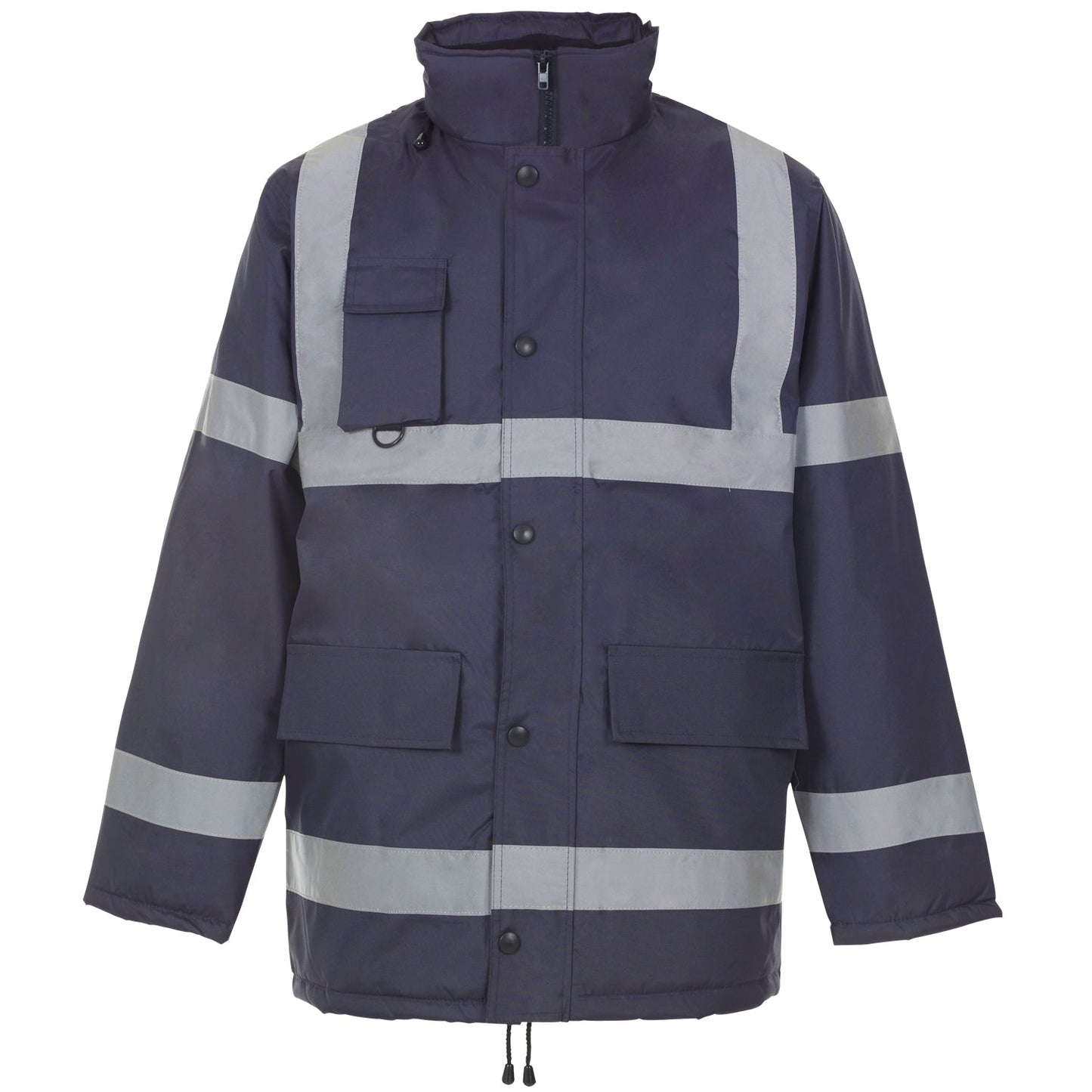 Supertouch Security Parka Waterproof Quilted Lining Black Navy Outdoor Wear
