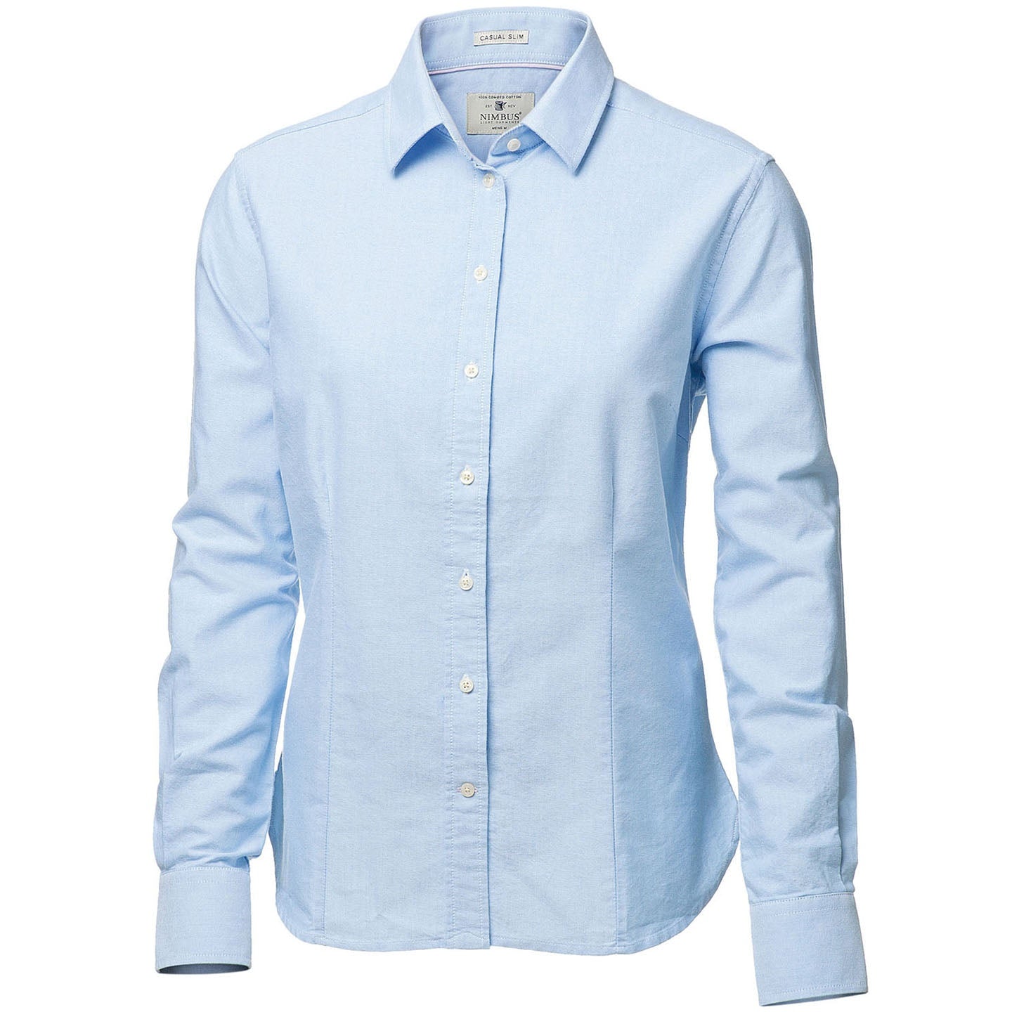 Nimbus Women's Rochester Classic Oxford Shirt 100% Cotton Curved Hem XS-XL