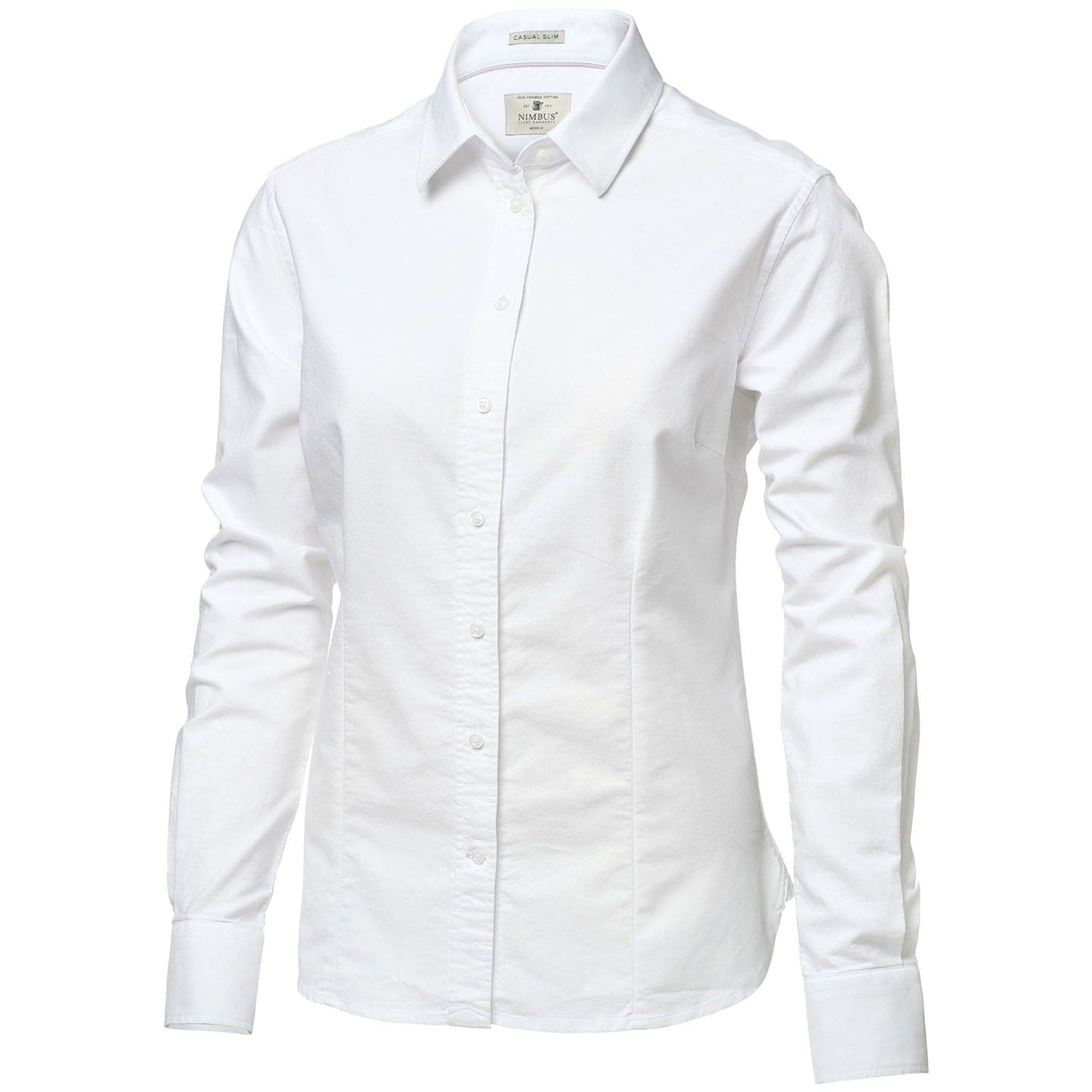 Nimbus Women's Rochester Classic Oxford Shirt 100% Cotton Curved Hem XS-XL