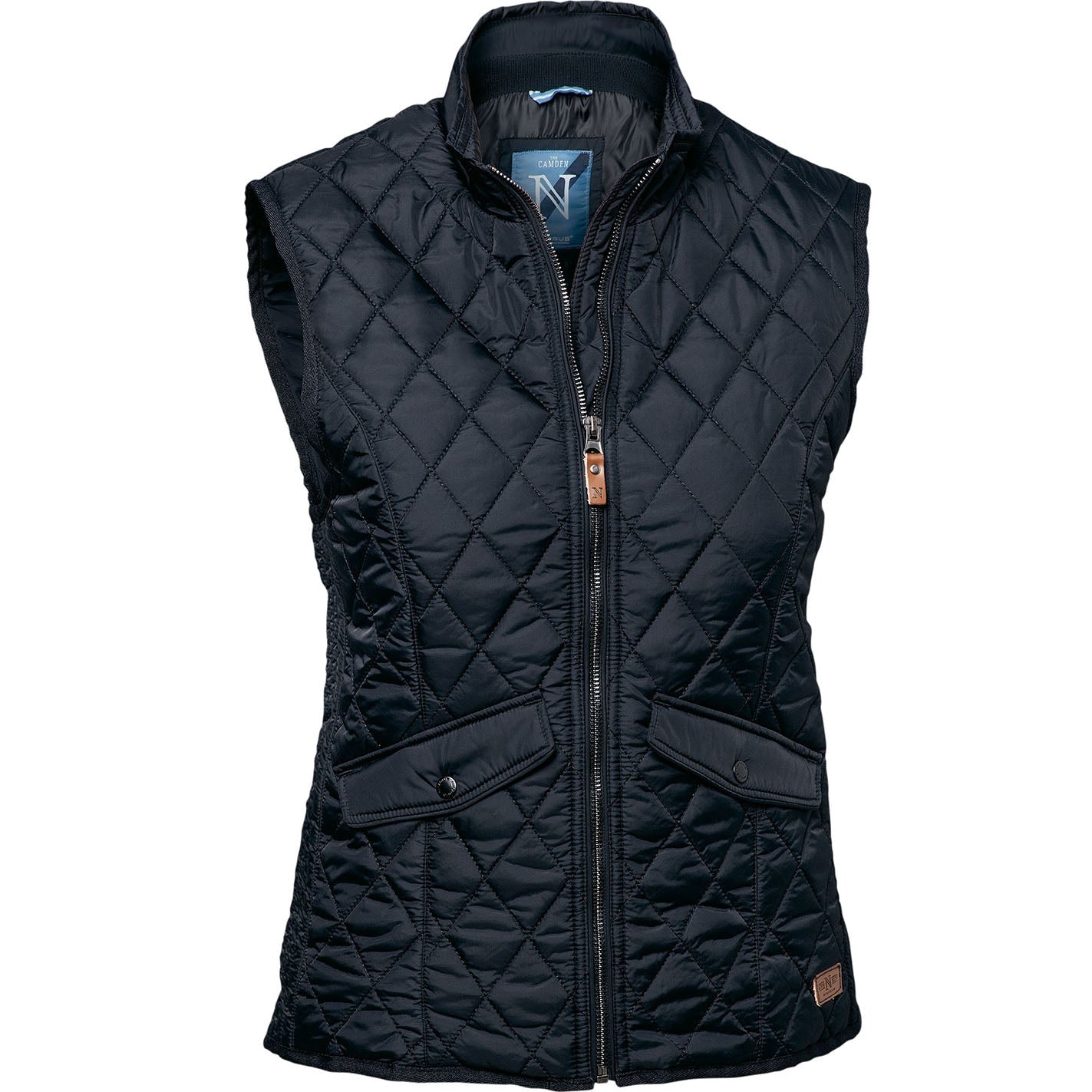Nimbus Women's Camden Diamond Quilted Gilet with Pockets and High Neck