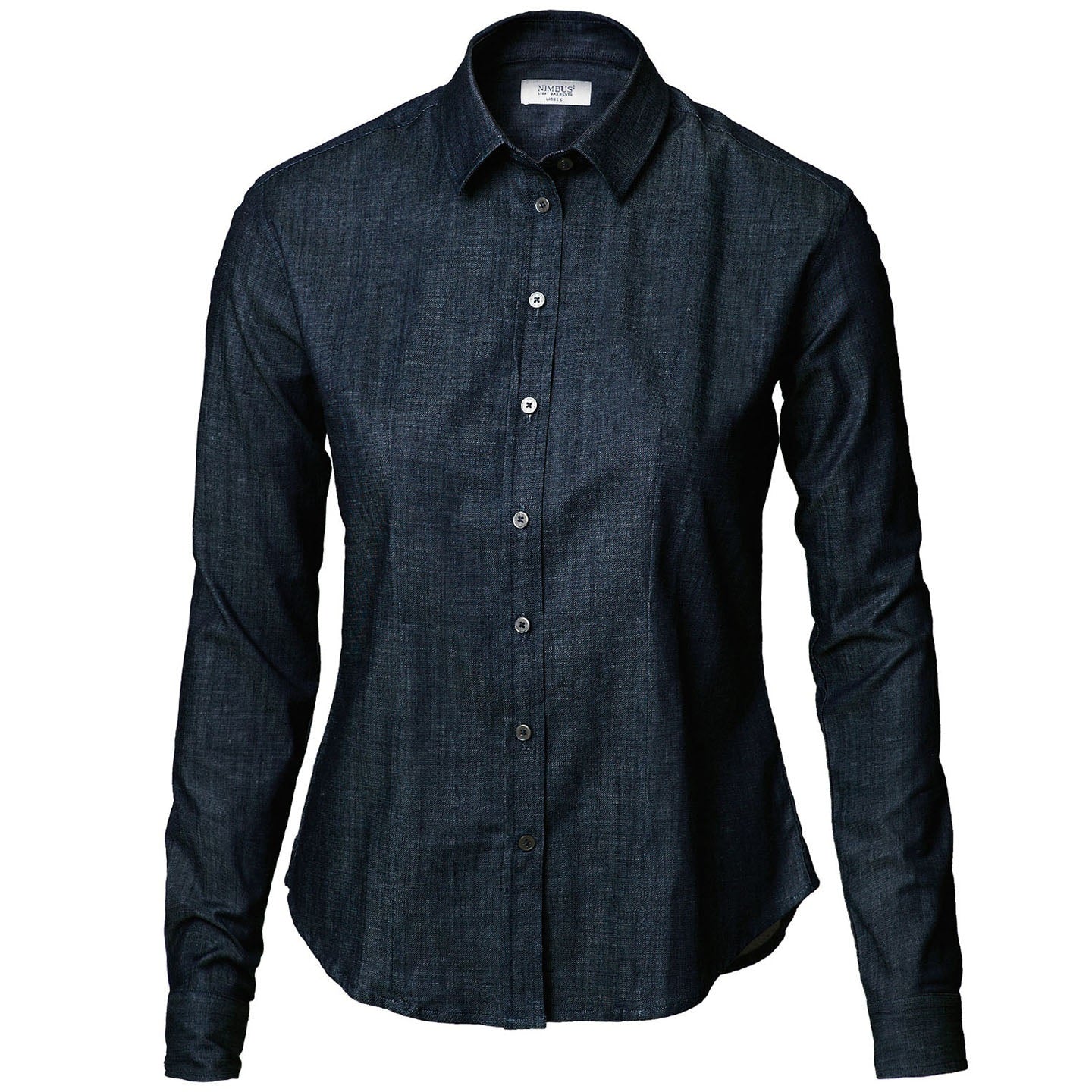 Nimbus Women's Torrance Denim Shirt Deep Indigo Feminine Cut Stretch Fabric