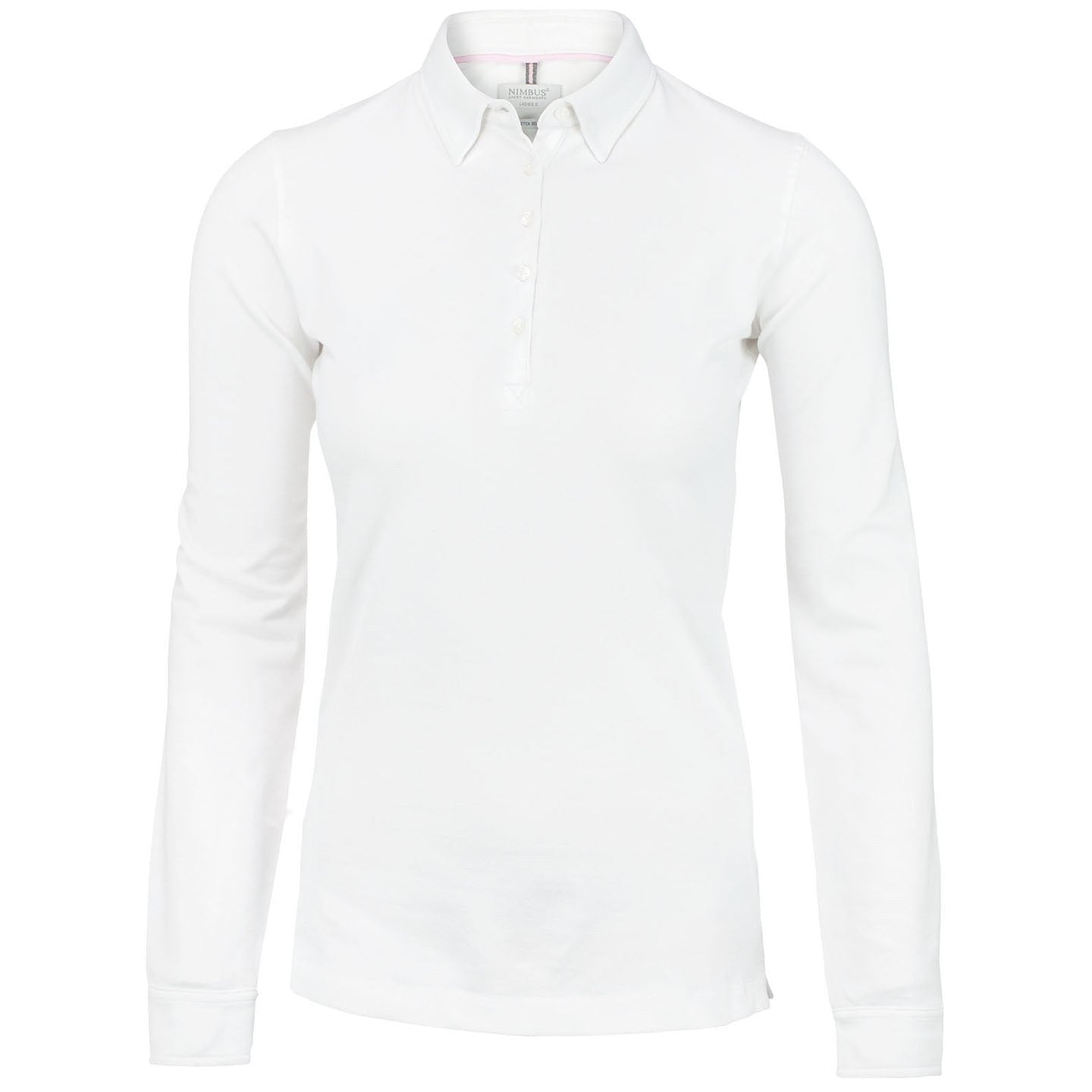 Nimbus Women's Carlington Long Sleeve Polo Shirt Organic Cotton Elegant Fit