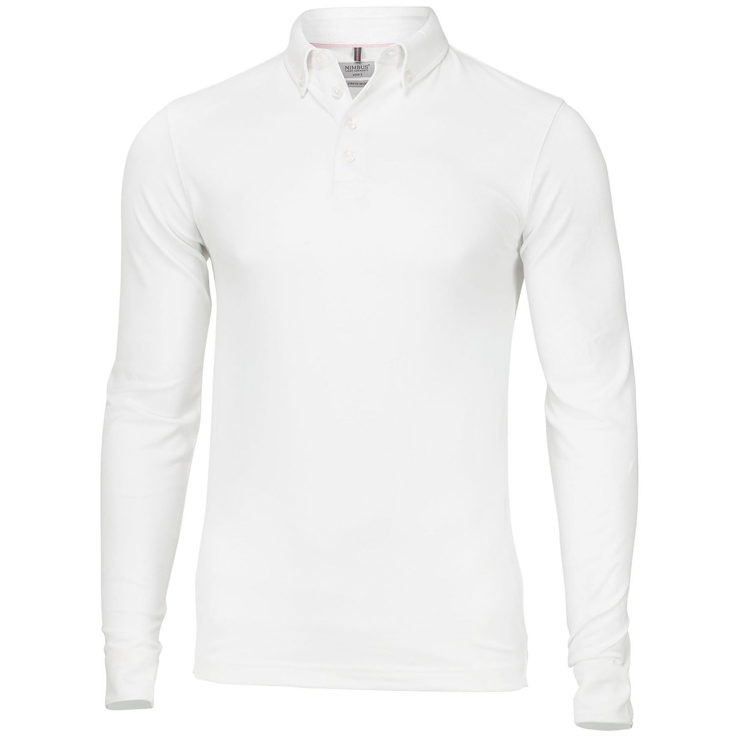 Nimbus Carlington Deluxe Long Sleeve Polo Shirt Organic Cotton Elegant Fit