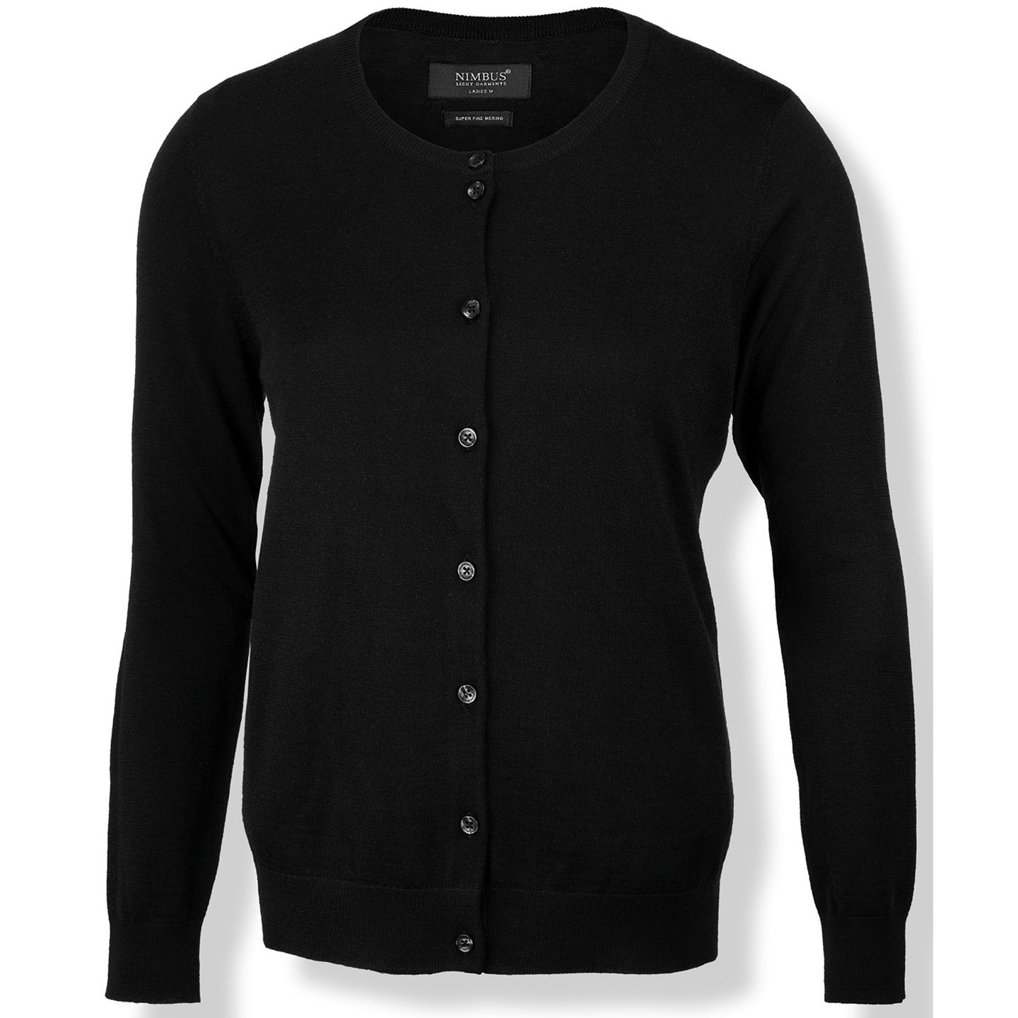 Nimbus Women's Phoenix Merino Blend Cardigan O-Neck Button Fastening