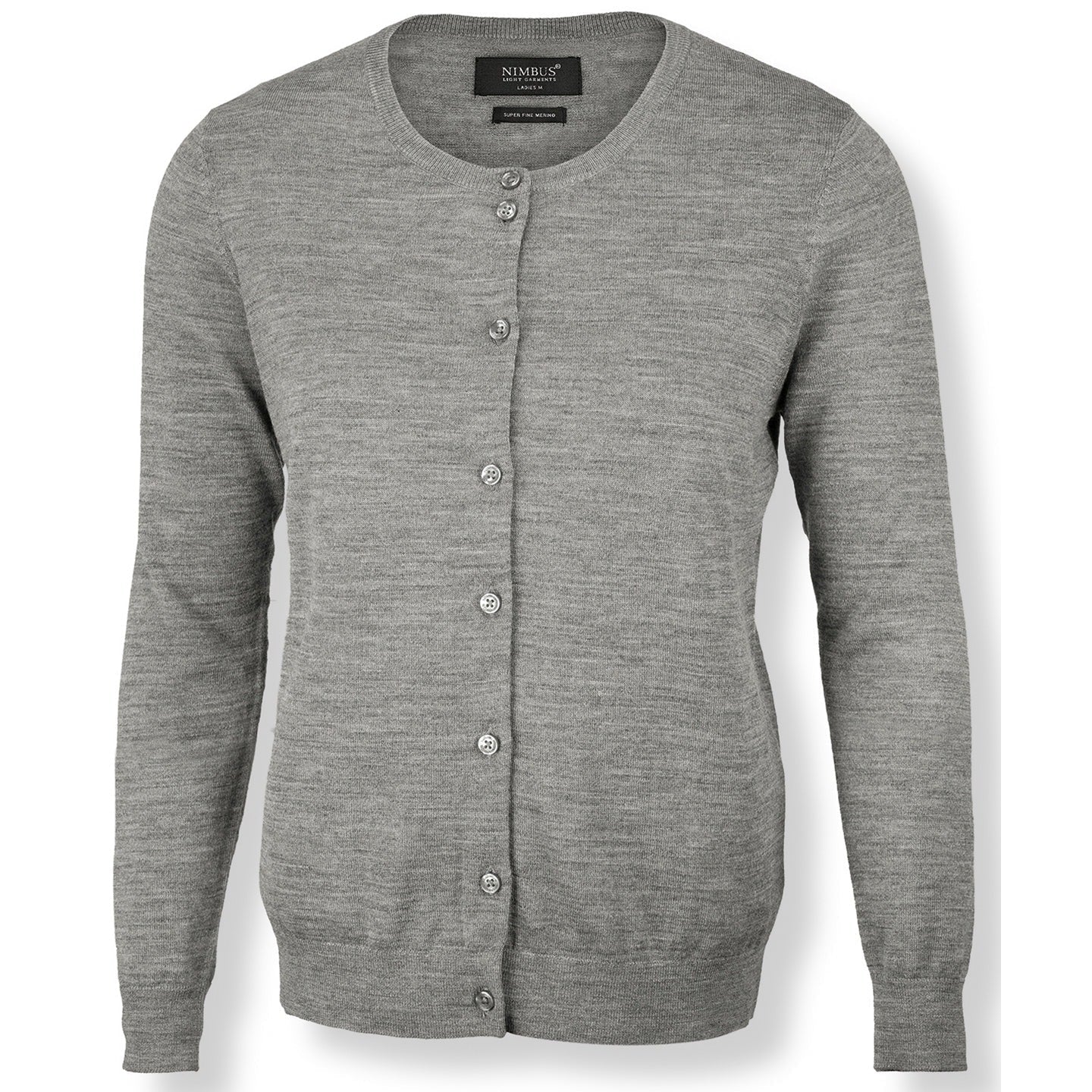 Nimbus Women's Phoenix Merino Blend Cardigan O-Neck Button Fastening