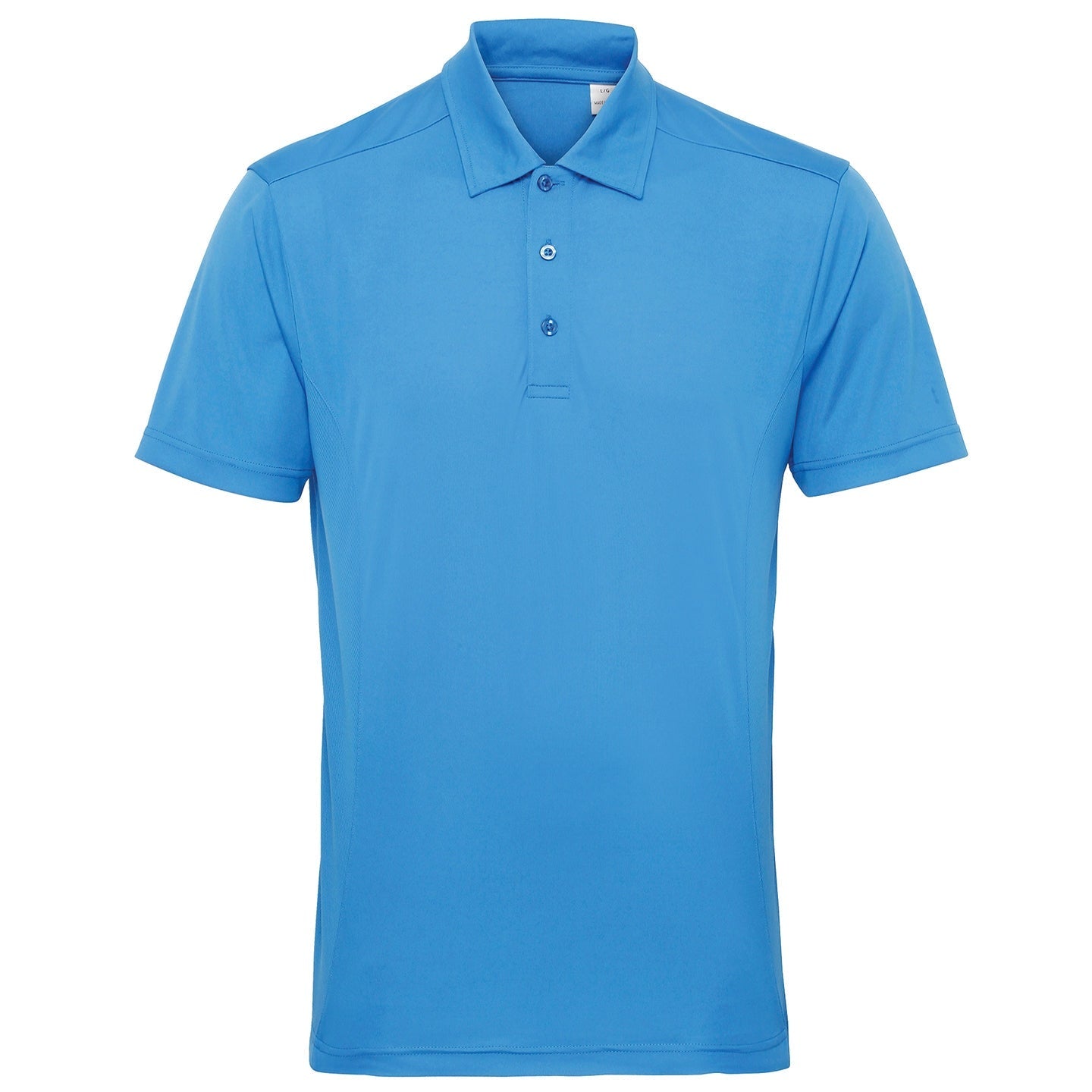 TriDri Panelled Polo Shirt Wicking Fabric Mesh Panels Short Sleeve Sportswear