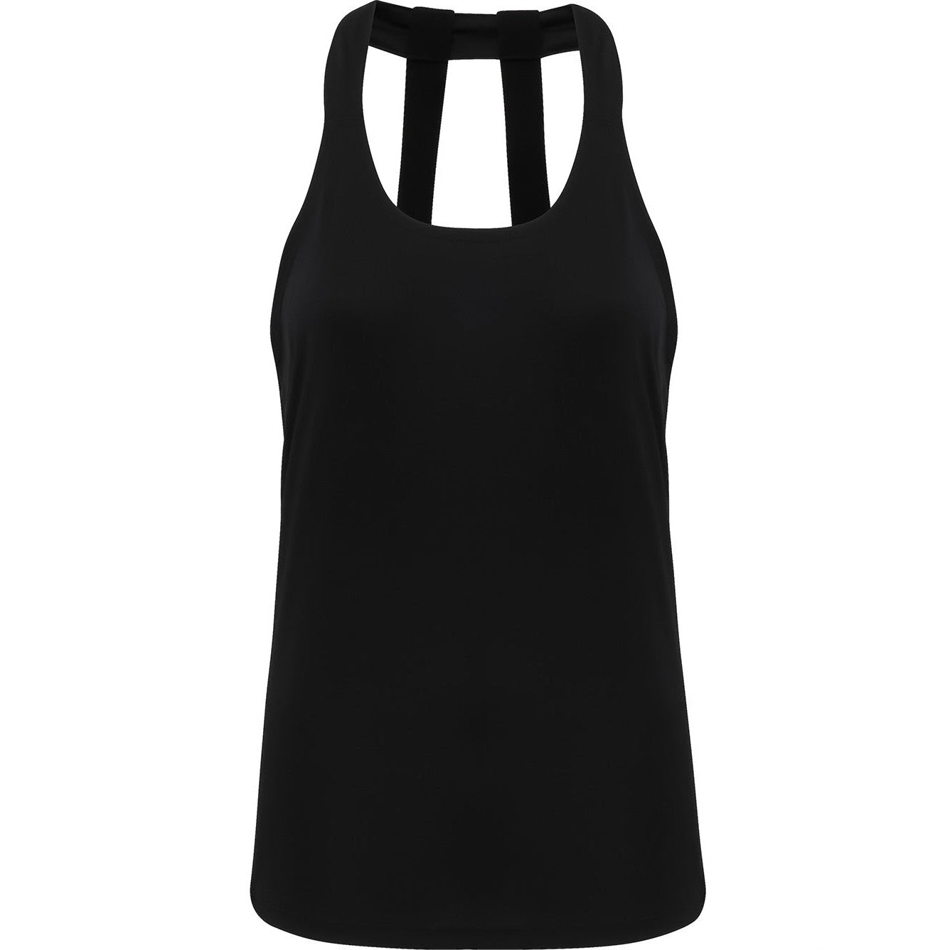 TriDri Women's Double Strap Back Vest Open Back Slim Fit Running Top