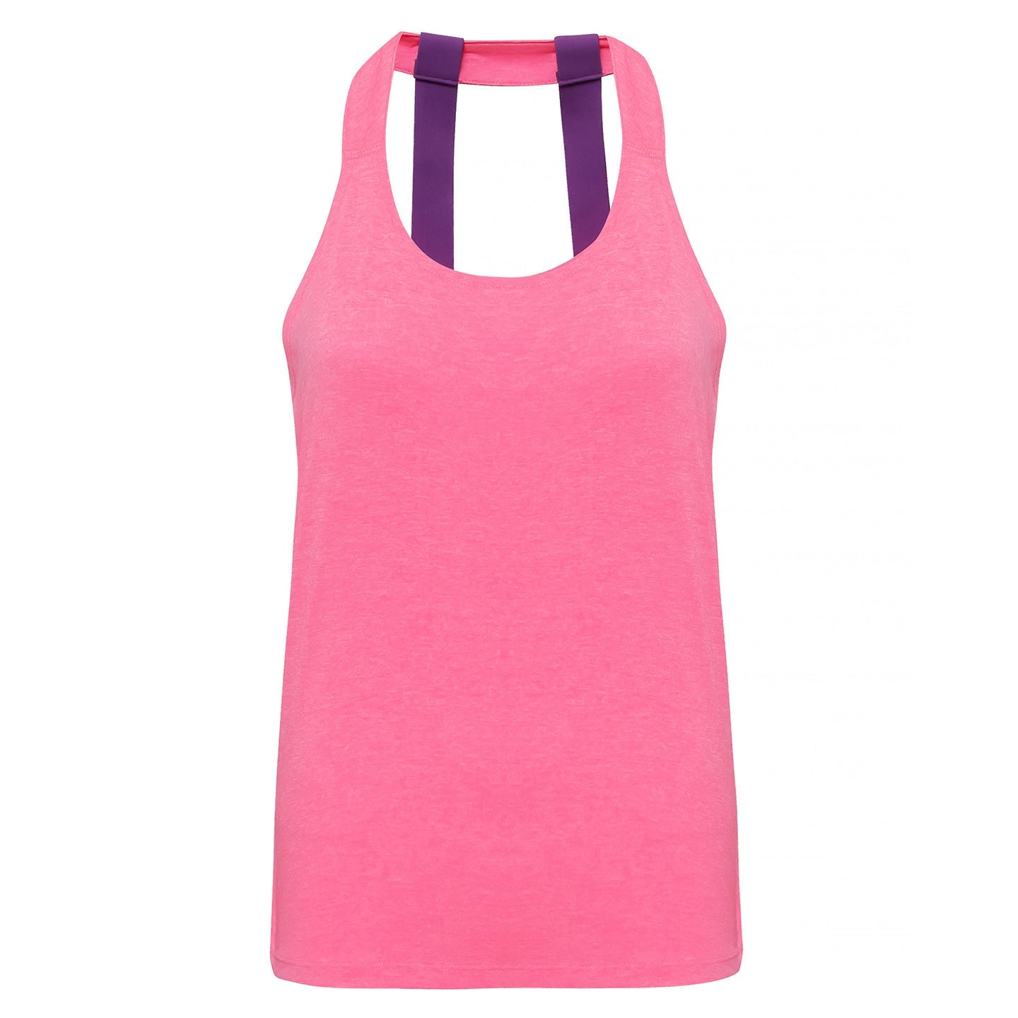 TriDri Women's Double Strap Back Vest Open Back Slim Fit Running Top