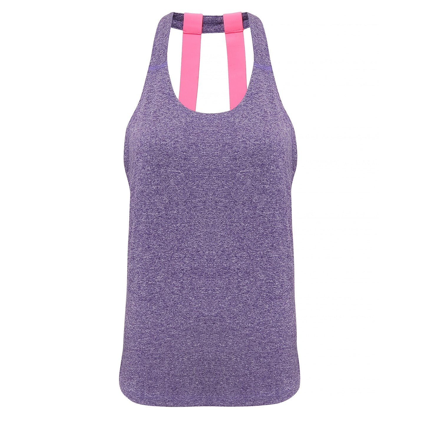 TriDri Women's Double Strap Back Vest Open Back Slim Fit Running Top
