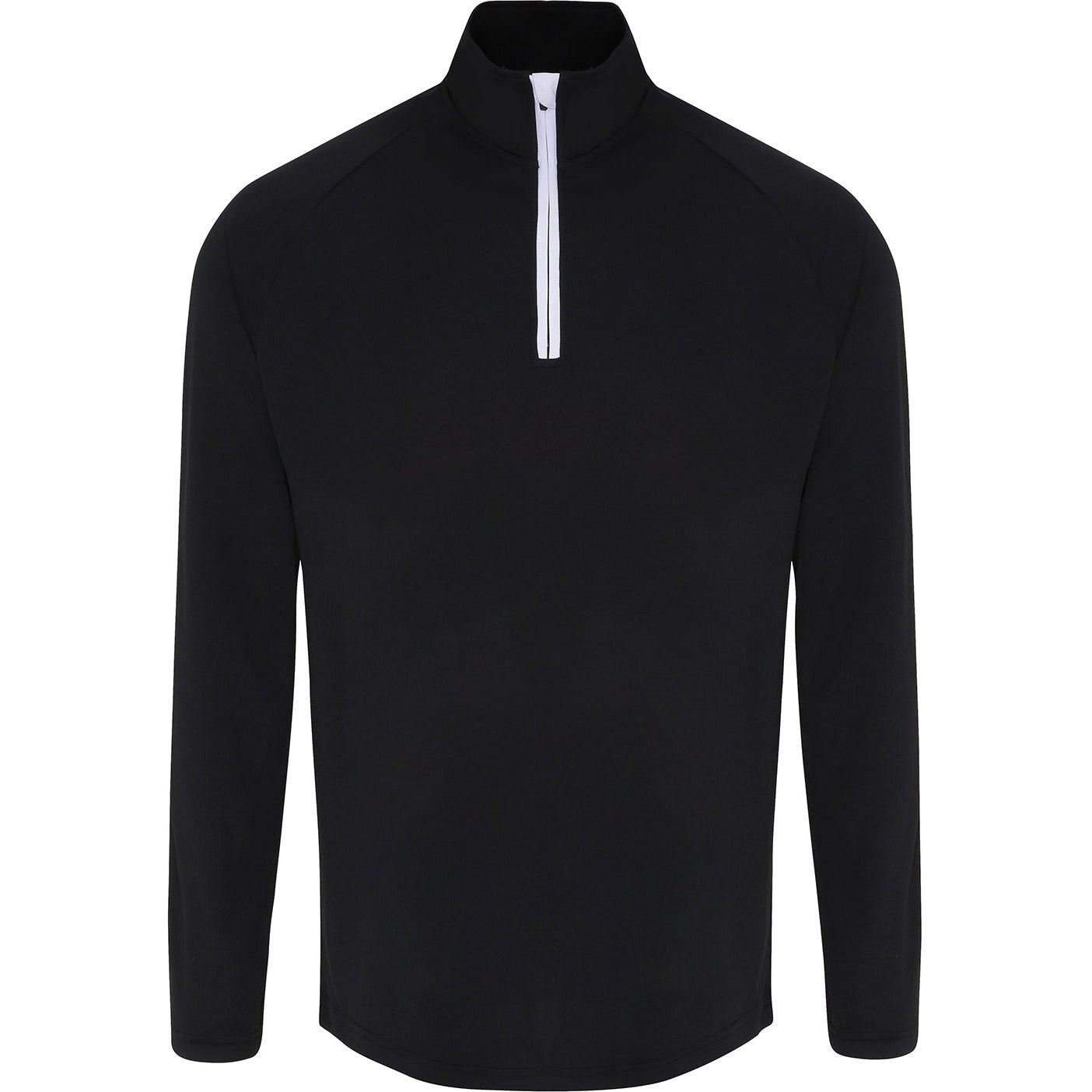 TriDri Long Sleeve Performance 1/4 Zip Top Wicking Fabric Lightweight Gym Wear
