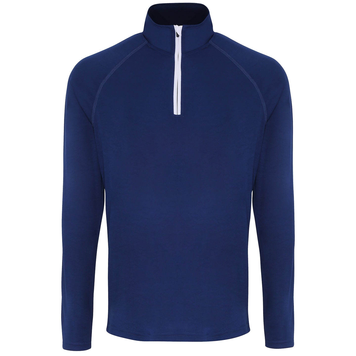 TriDri Long Sleeve Performance 1/4 Zip Top Wicking Fabric Lightweight Gym Wear