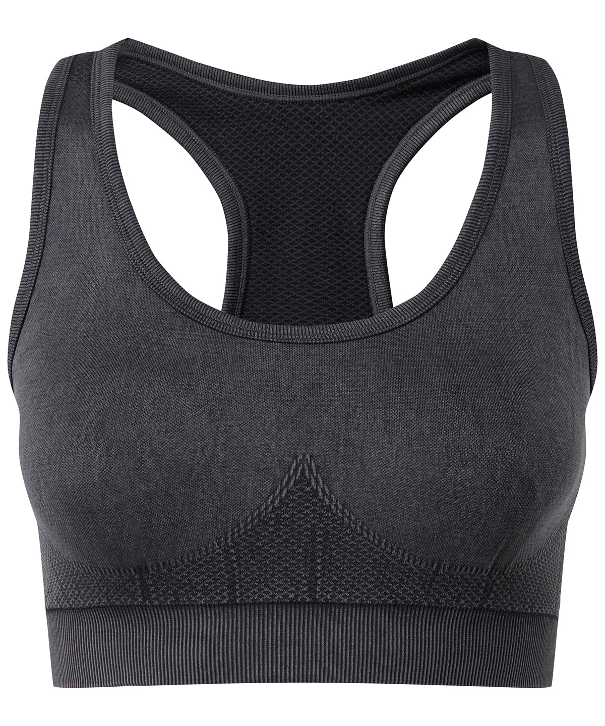 TriDri Seamless 3D Fit Multi-Sport Denim Look Bra Medium Impact XS-XL