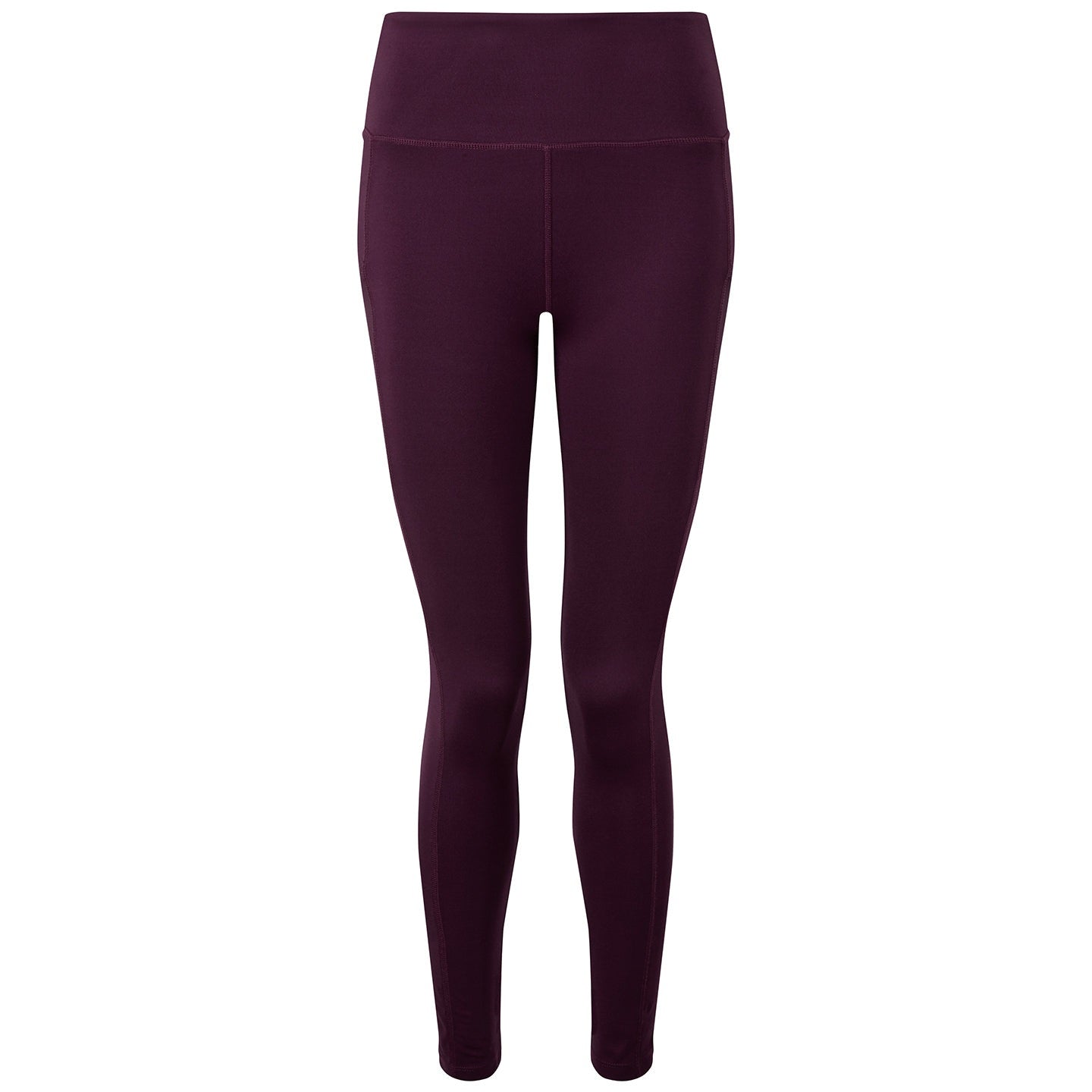 TriDri Women's Compression Leggings with Pockets, Full-Length, Stretch Fit