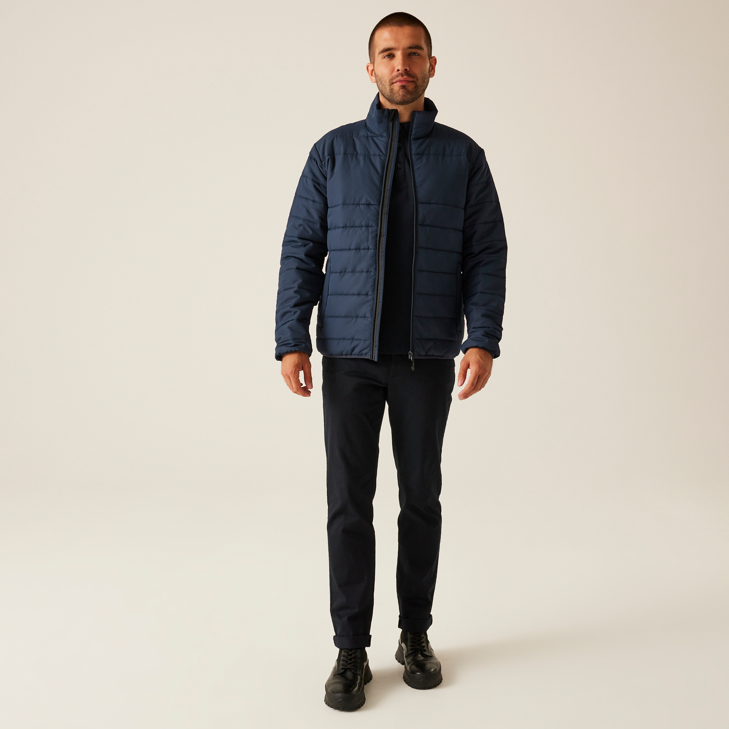 Regatta Professional Men's Thermal Jacket Water Repellent Insulated 4 Zip Pulls