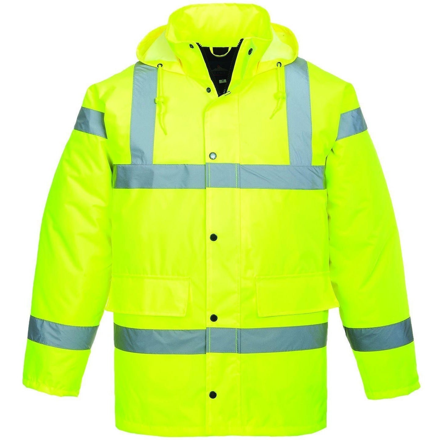 Portwest Hi-Vis Winter Traffic Jacket Waterproof Breathable -40Â°C Protection