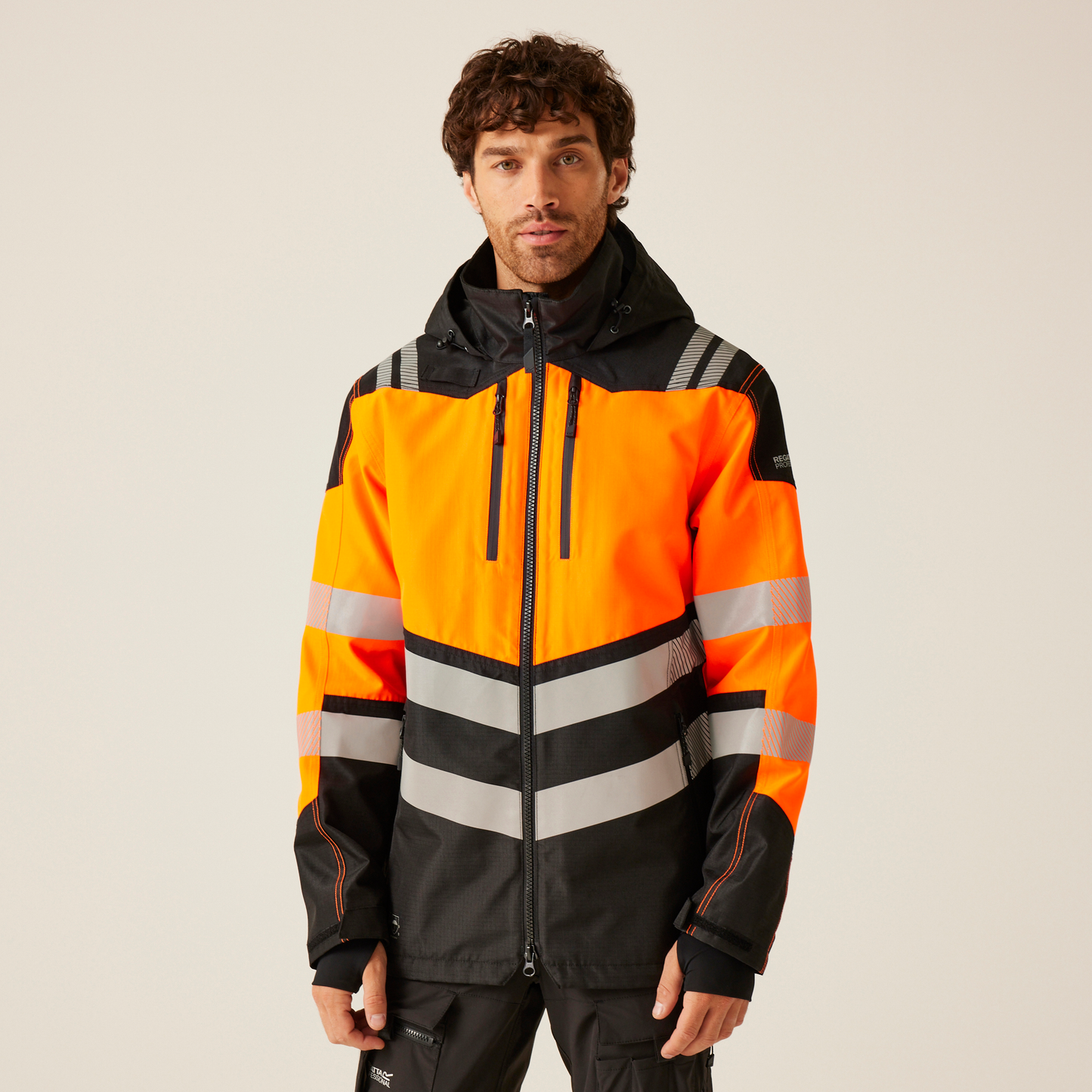 Regatta Professional Hi-VIS X-PRO Waterproof Shell Jacket Class 2 Mens S-4XL