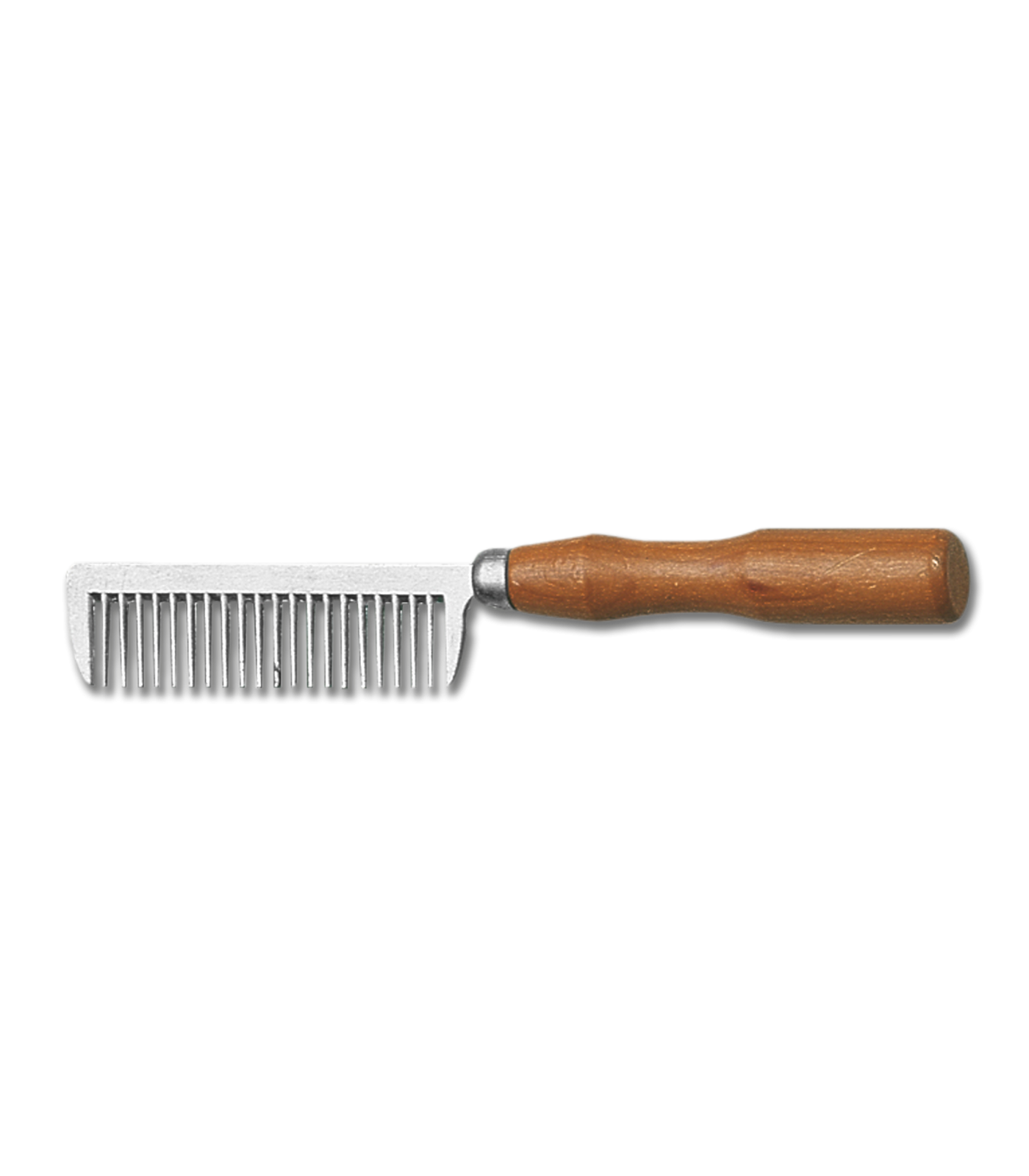 Waldhausen Grooming Mane Comb With Wooden Handle Ergonomic Durable Metal