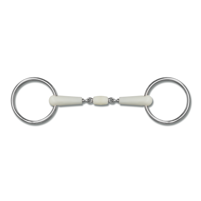 Happy Mouth Horse Bridoon Bit Apple Flavoured Stainless Steel Rings